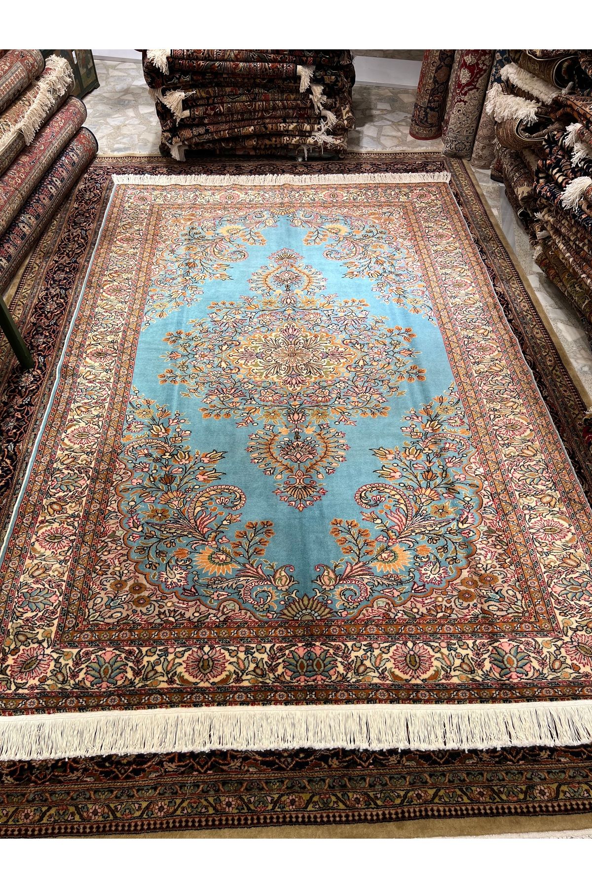 RD RAMAZAN DAĞ EL HALI SANATI El Dokuma Kayseri Yeşilhisar Halısıdır Birinci Sınıf Kalitesi Muhteşem Bir Eser Ebat 300x200