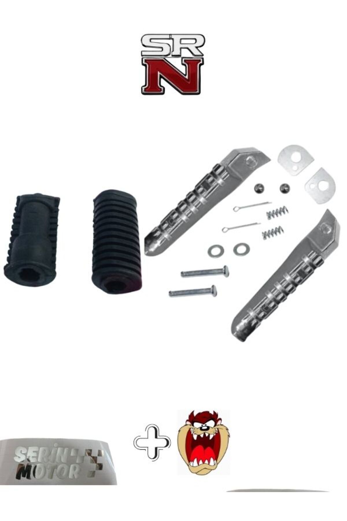 GMS CG Çita Basamak Seti Ön Siyah Arka Metal Set + Tzmnya Sticker SRN