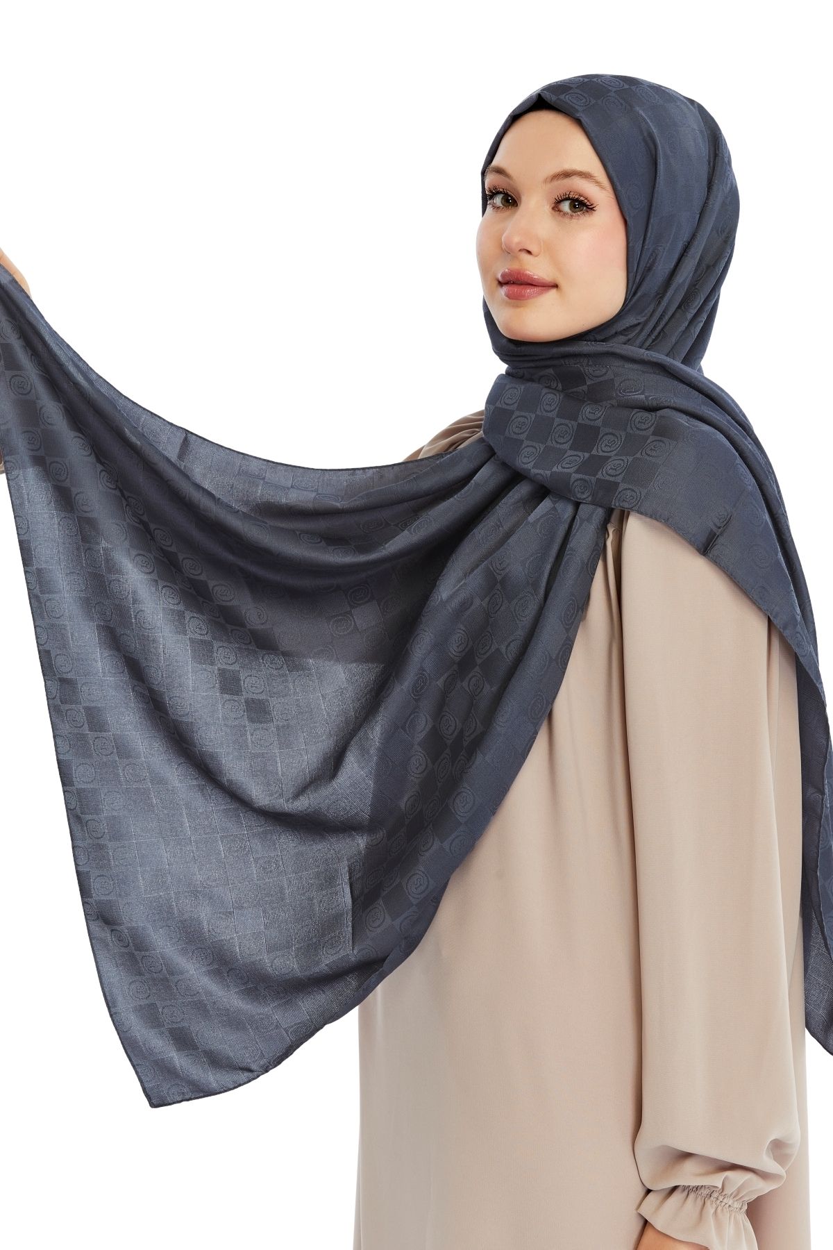 Altobeh Monogram Dama Desen Şal