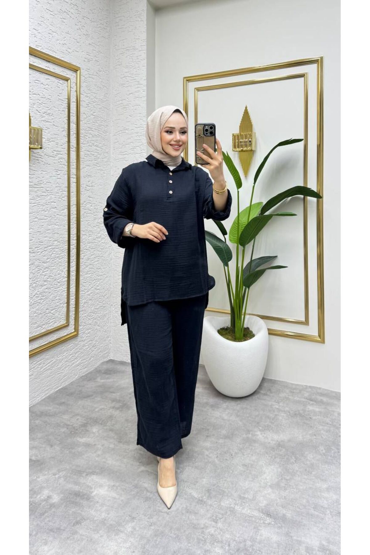 NGS MÜSLİN PANTOLON TAKIM
