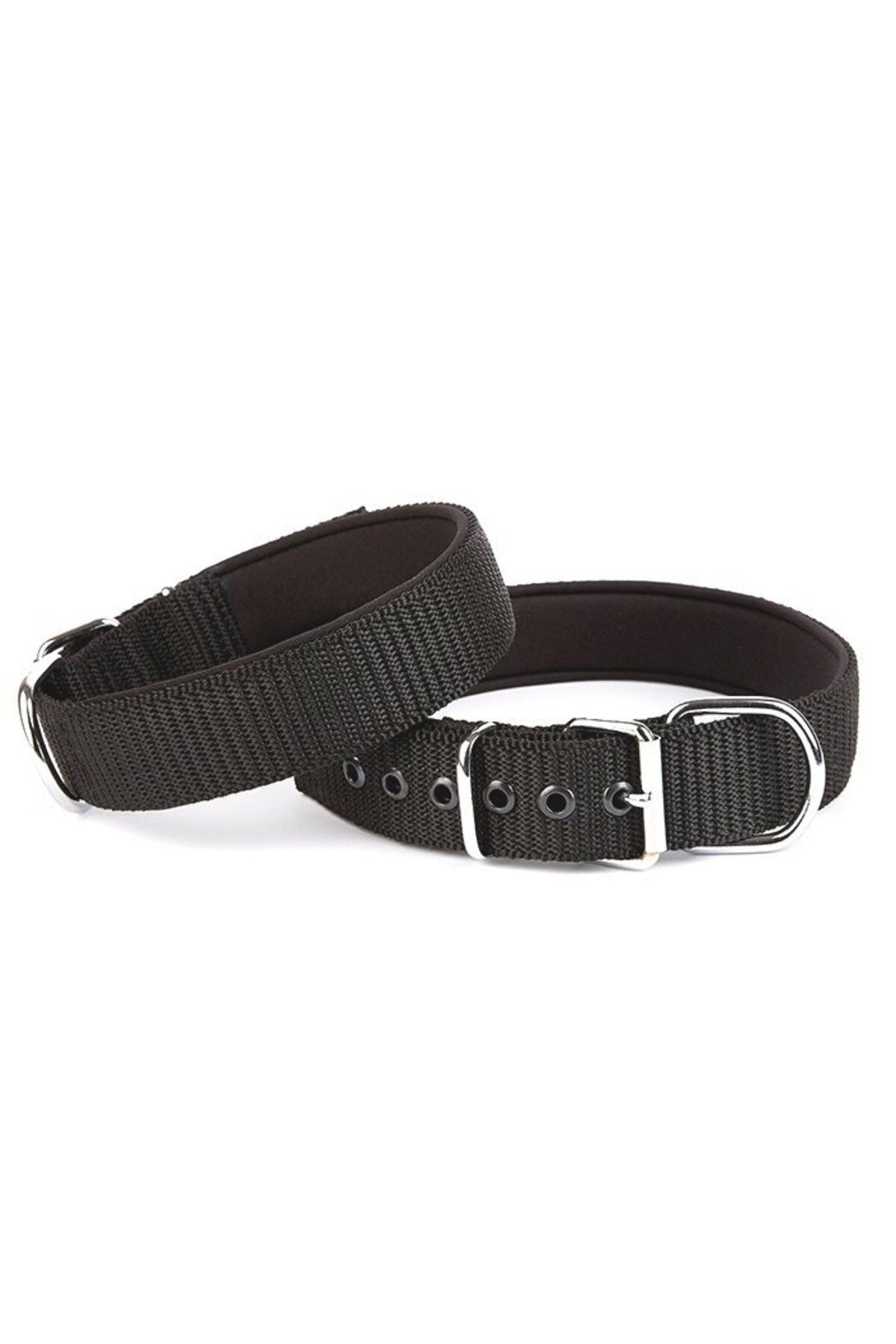 Zayla Seri Dokuma Köpek Boyun Tasması 5x60-70cm Siyah