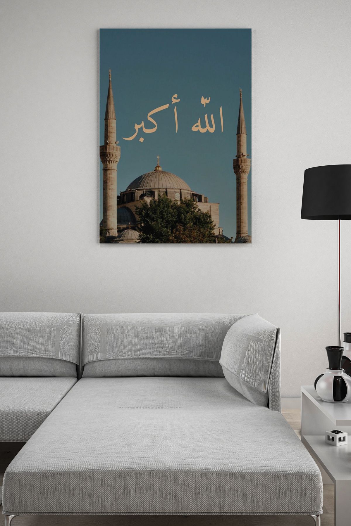 SELMIRA Sultan Ahmet Camii Allahuekber Kanvas Tablo