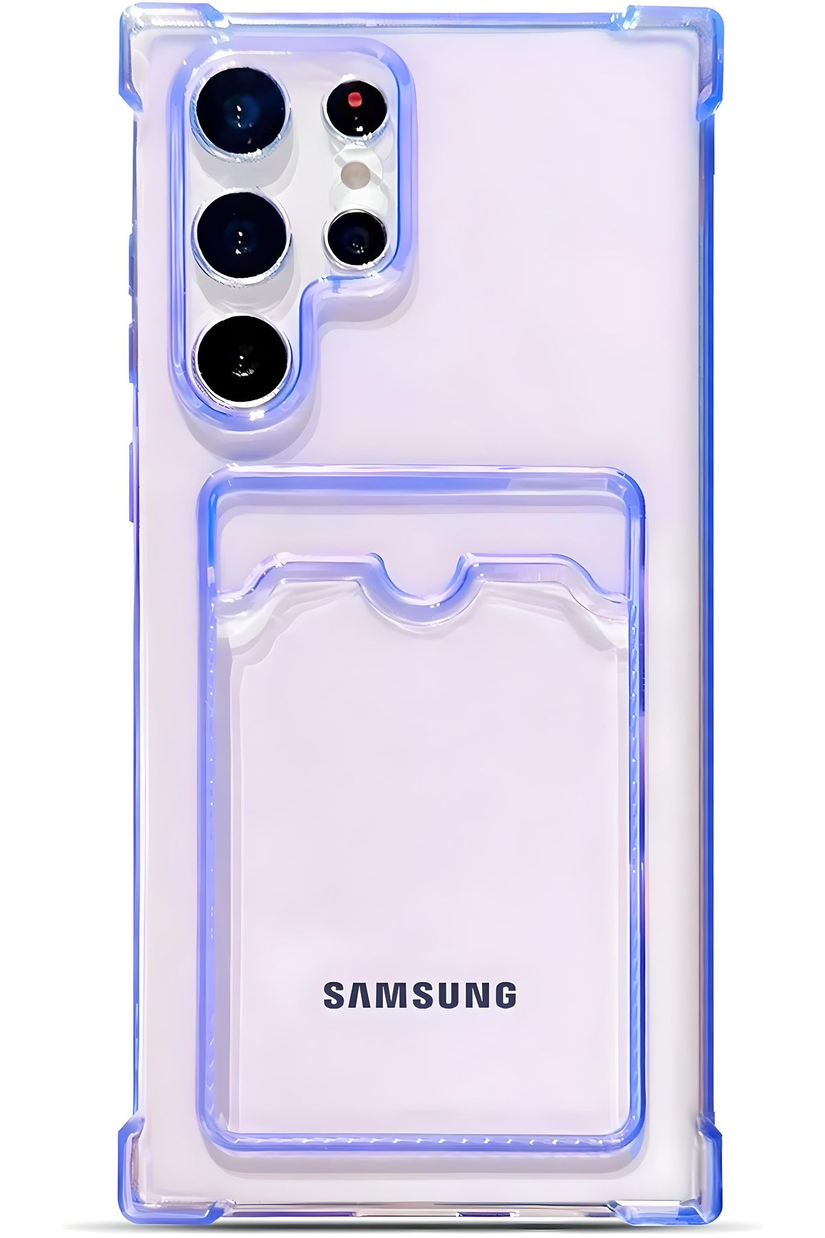 Ehr. Samsung Galaxy S25 Ultra Uyumlu Kamera Korumalı Kartlıklı Köşeleri Airbag Tasarımlı Darbe Önleyici Ş