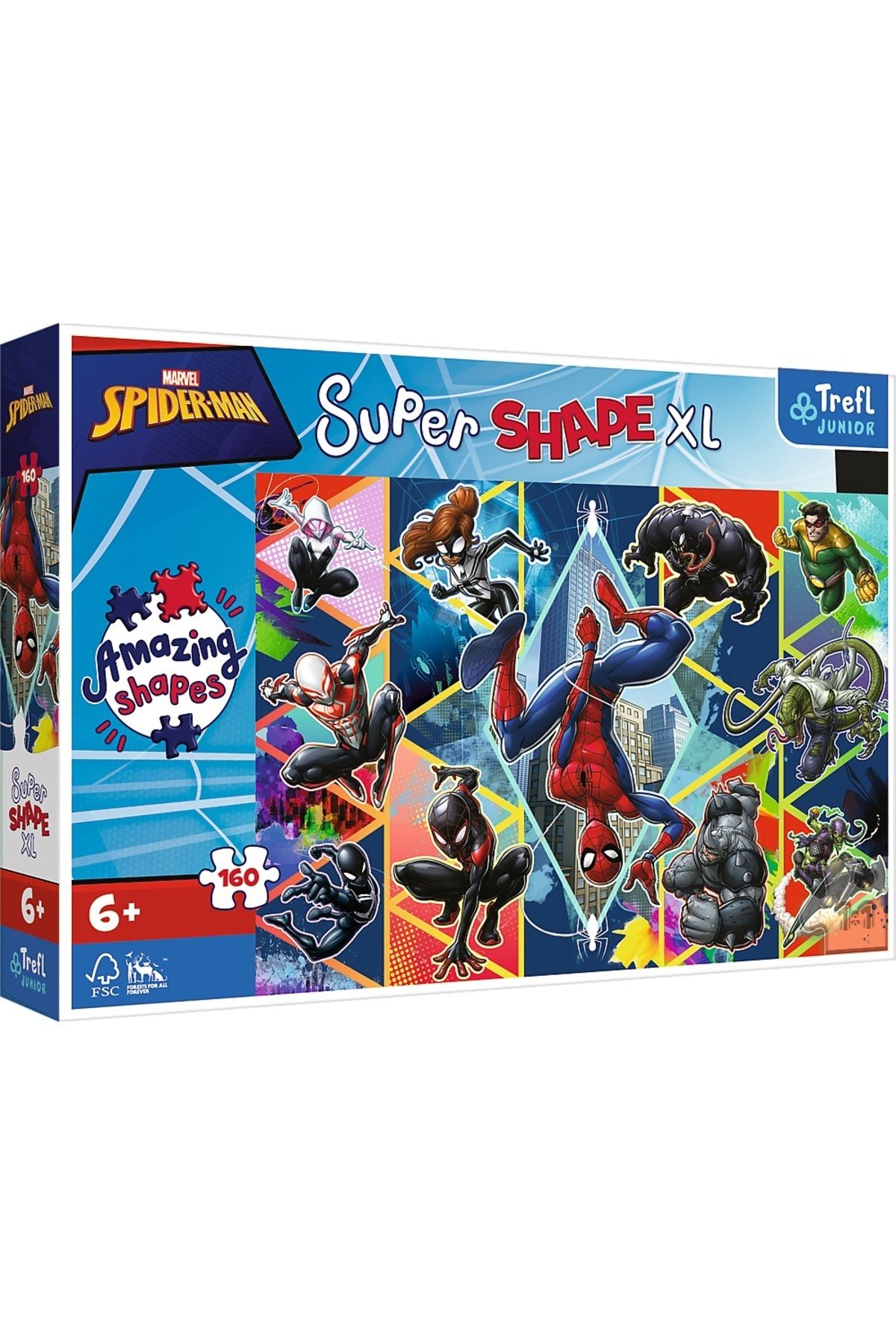 Trefl Puzzle 160 Parca Parca Xl Spider-man Puzzle-50024