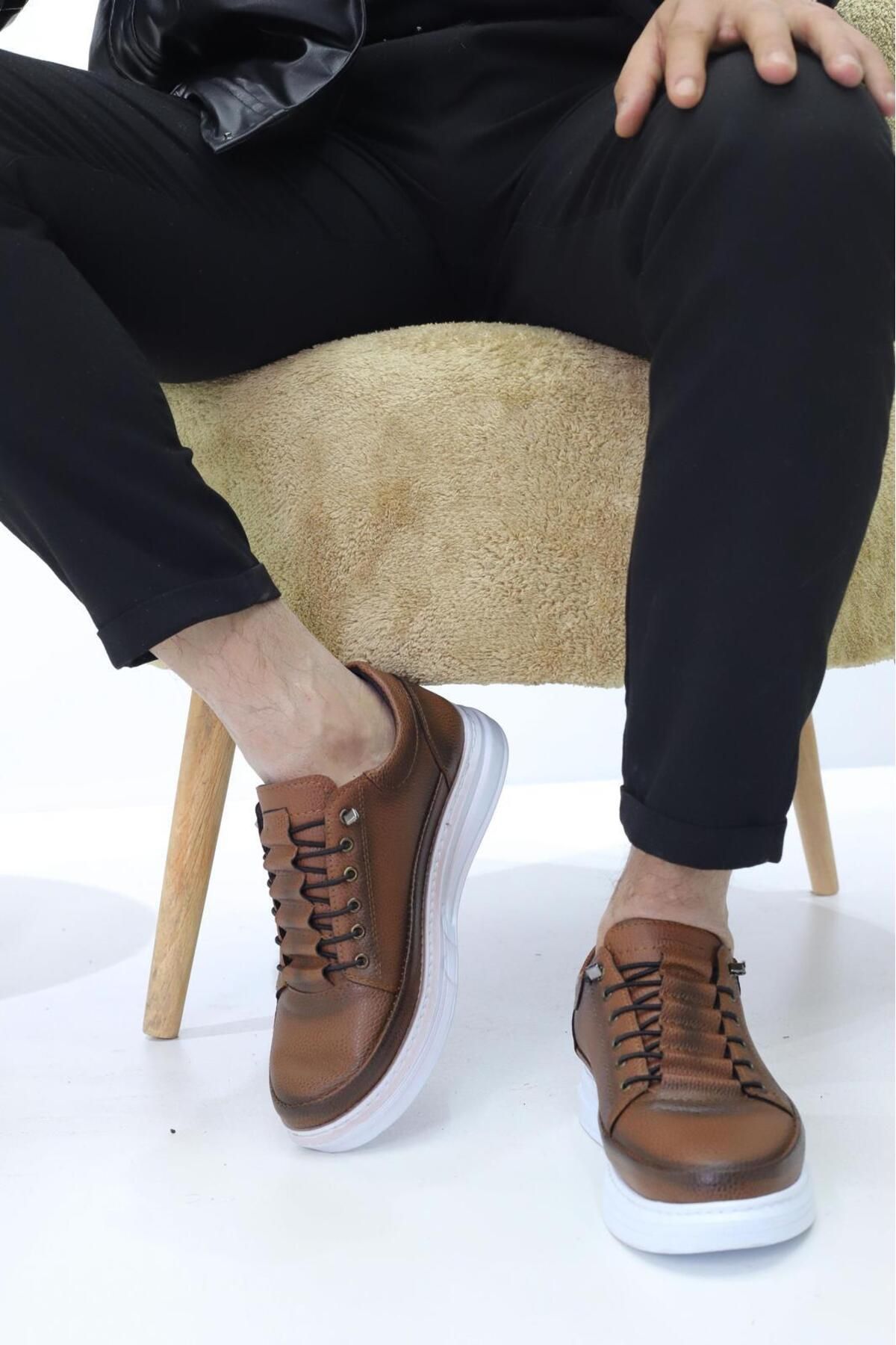 ROYAL MİLAN SHOES ERKEK GÜNLÜK POLİ TABAN ÖNÜ LASTİKLİ ORTOPEDİK AYAKKABI
