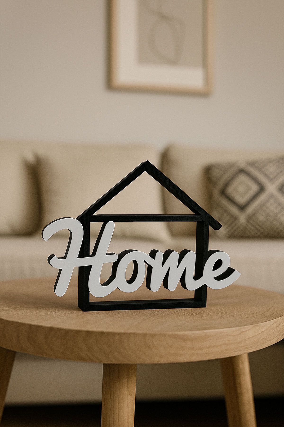 OVERMAX Home Yazılı Şık Ev Figürü – Modern Dekoratif Aksesuar