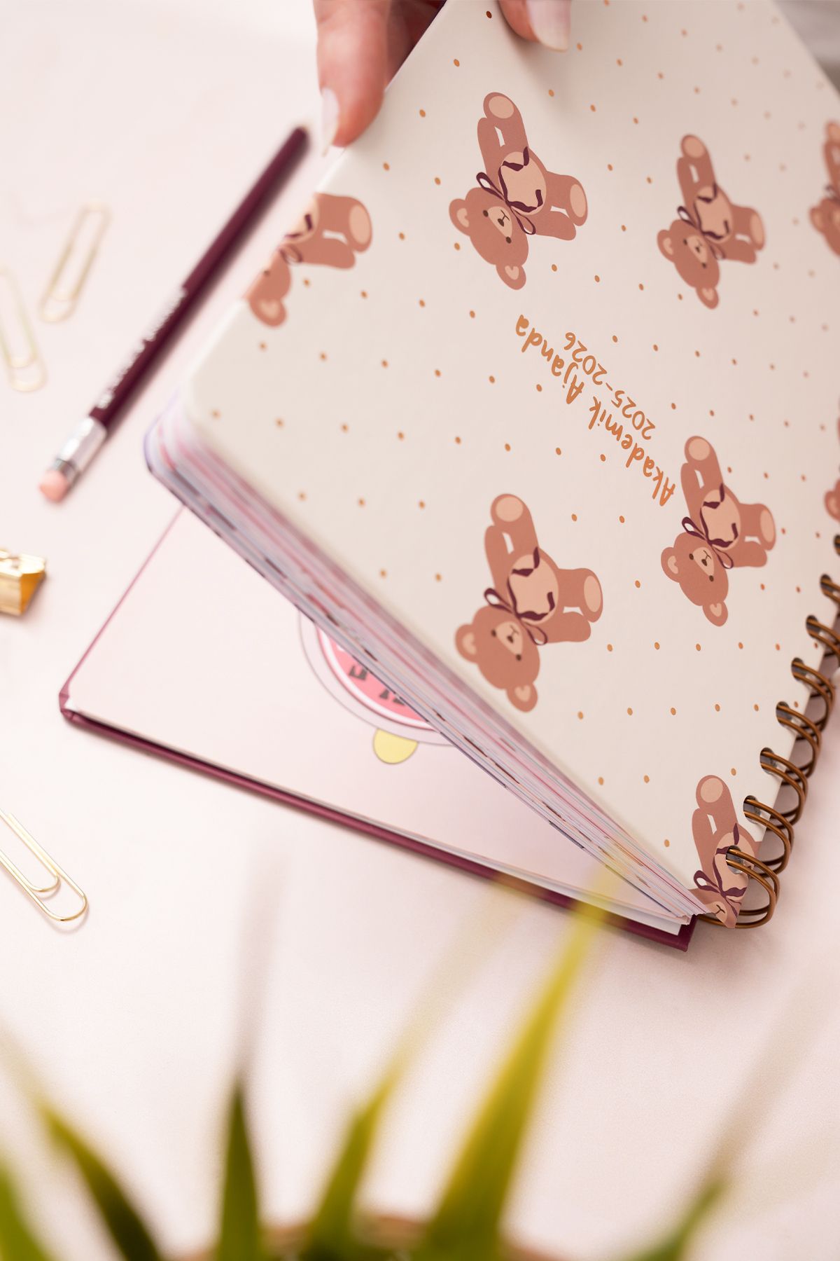 Matt Notebook-2025-2026 A5 Ακαδημαϊκό Ημερολόγιο Σπιράλ 15x21 cm - 16 μηνών - Με Σελίδες Προσομοίωσης 2