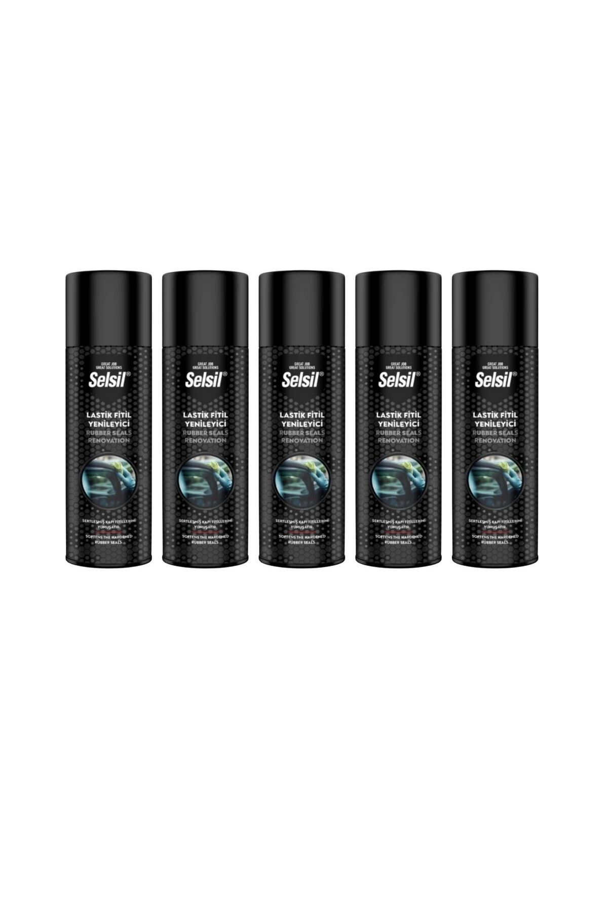 Selsil Lastik Fitil Yenileme Spreyi 200 ml 5 Adet