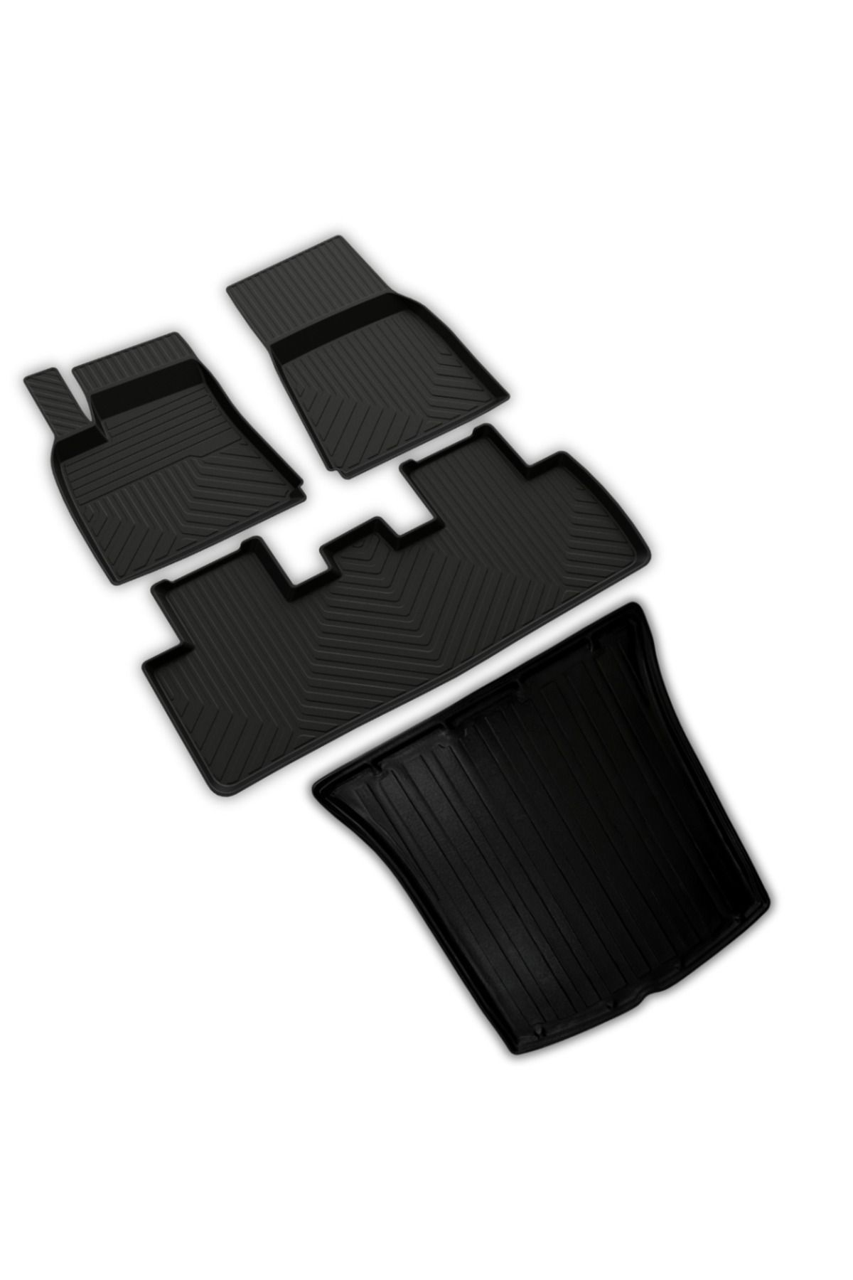 ferrous autoaccessories Tesla Model Y Ferrous 4D Paspas ve 3D Bagaj Havuzu 2025 ve Üstü