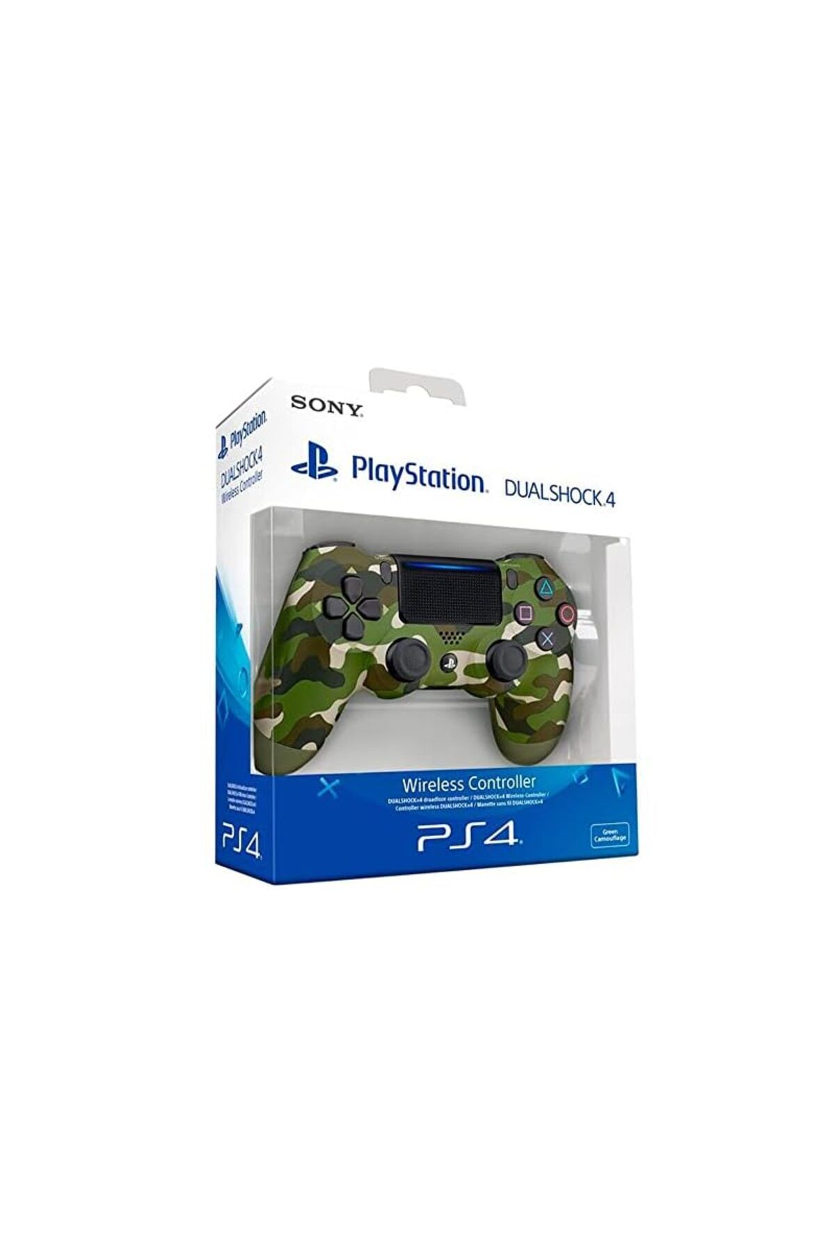 COOYA-Wireless Controller 4 for PlayStation 4,Green Camouflage Design,Responsive Buttons,Built-in Touchpad 7
