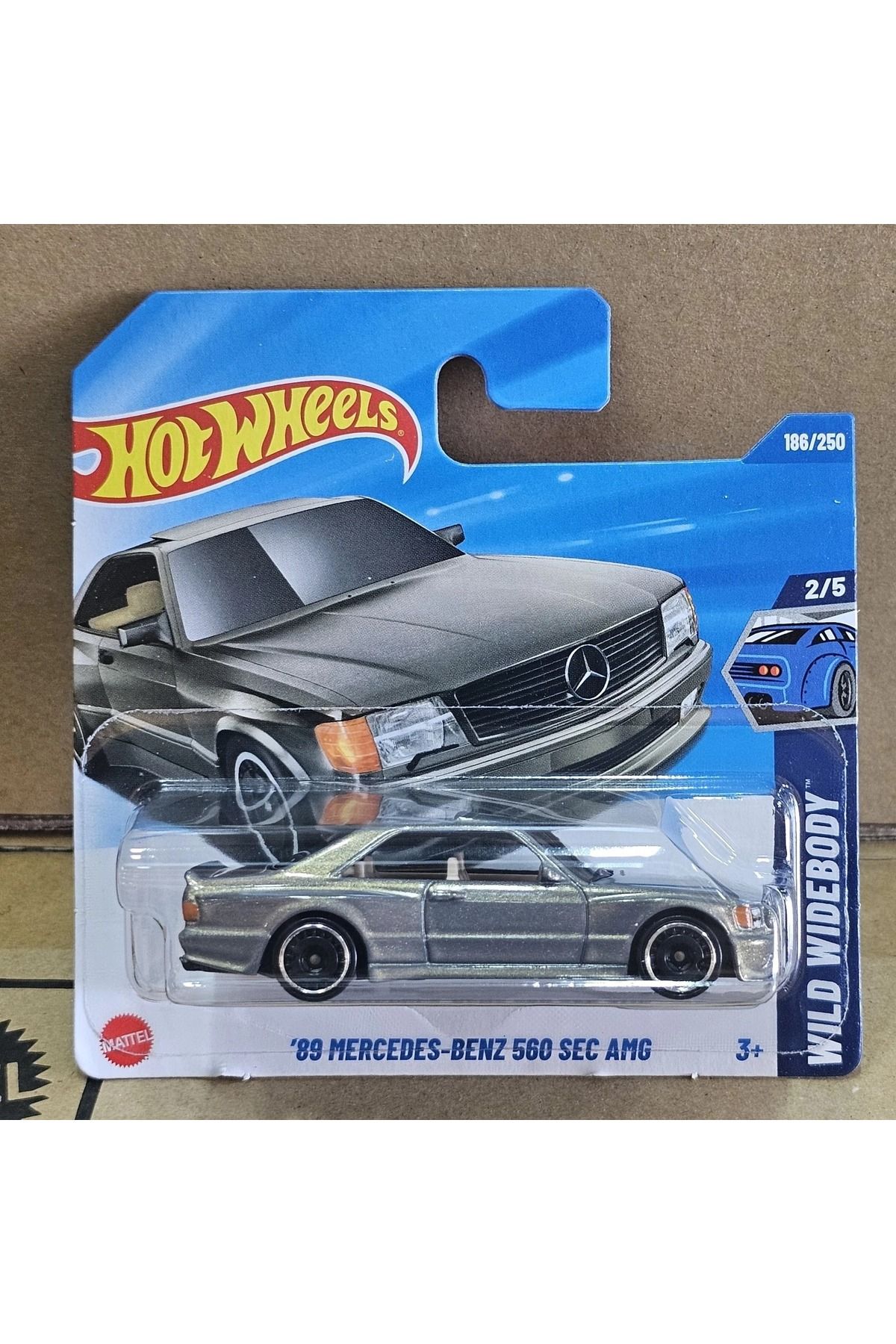 HOT WHEELS ’89 Mercedes-Benz 560 SEC AMG 1:64 Diecast Araba – 2025 Üretimi – Wild Widebody Serisi Ko