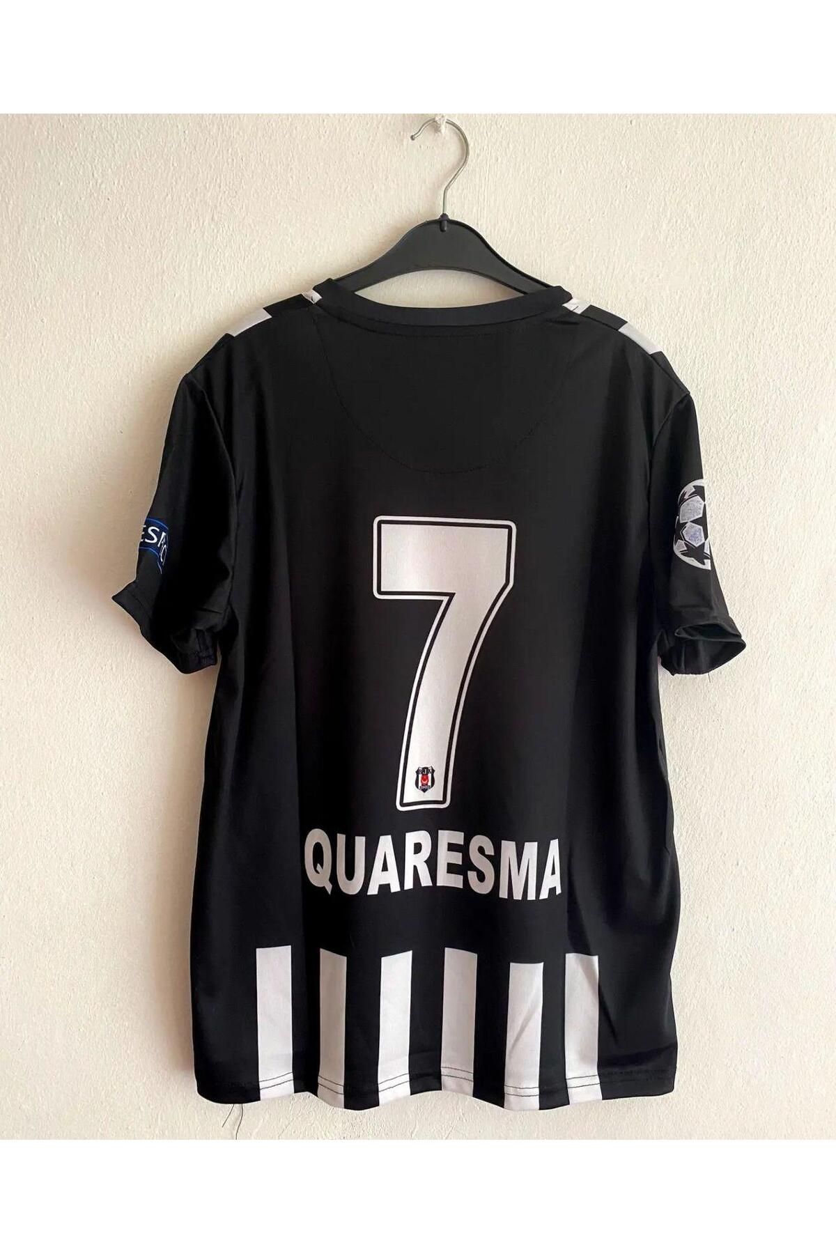 Flextreme Beşîktâ’ş - Quâresma 7 Numara Nostalji Kısa Kol Yetişkin Futbol Forması