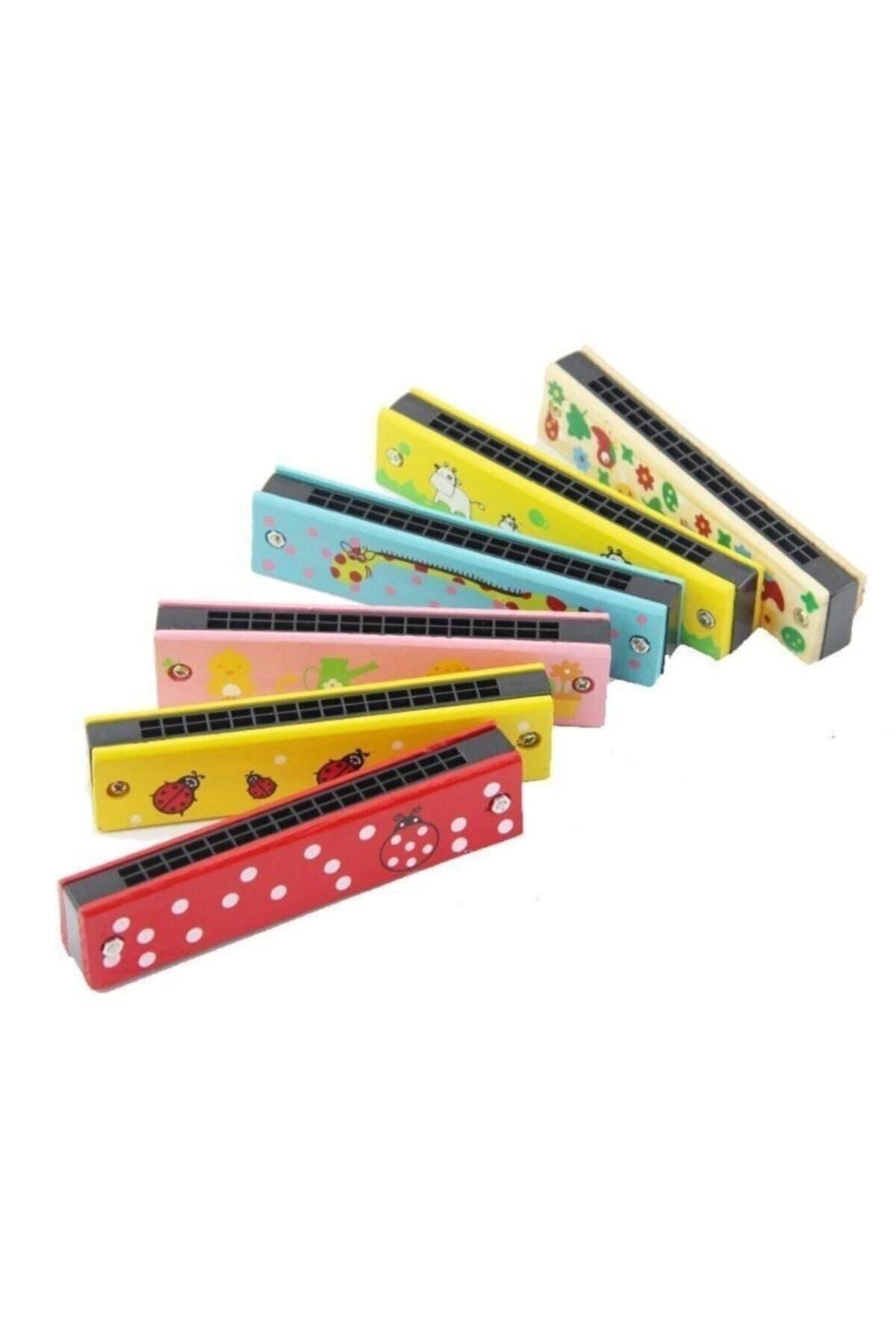 Emper Çocuk Mızıka Ahşap Mızıka Nefes Egzersizi Müzik Aleti