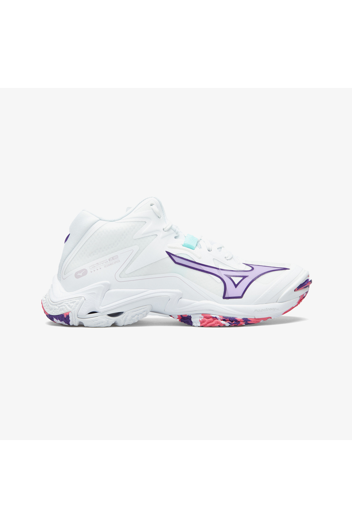 Mizuno Wave Lightning Z8 Mid Kadın Beyaz Voleybol Ayakkabısı