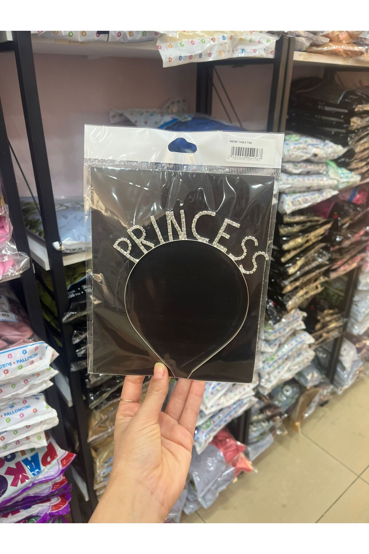 BALON HOME Prıncess Gümüş Taç
