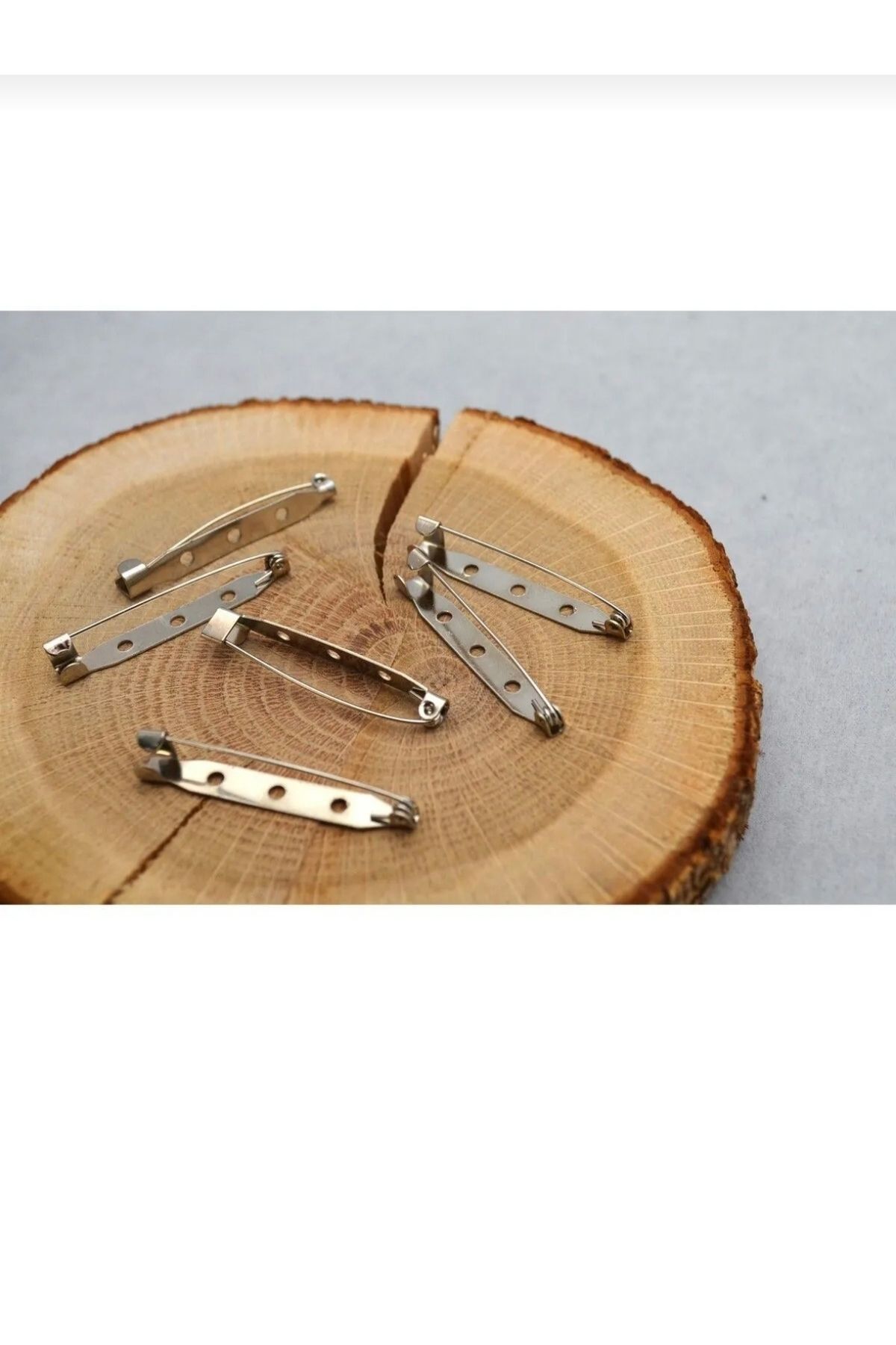 FlowerAksesuar 1.000 Adet - 4 cm Broş İğnesi, Rozet İğnesi, Broş Yaka İğnesi, Rozet Yaka İğnesi