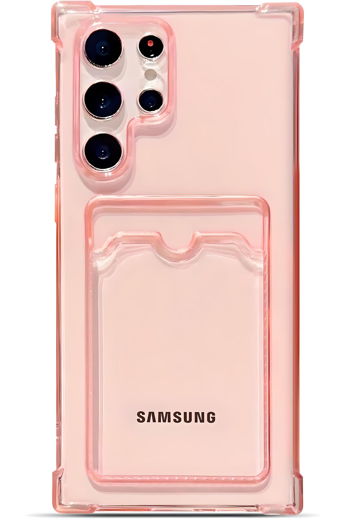 Ehr. Samsung Galaxy S24 Ultra Uyumlu Kamera Korumalı Kartlıklı Köşeleri Airbag Tasarımlı Darbe Önleyici Ş