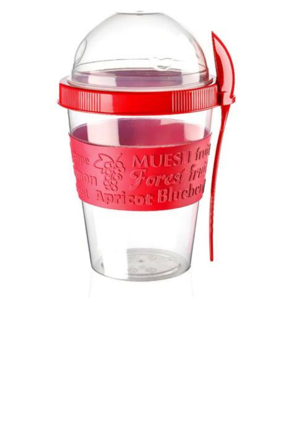 YOMNA Take'n Go Kapaklı Kaşıklı Hazırla Ve Çık Meyveli Yoğurt Kabı 600 ml