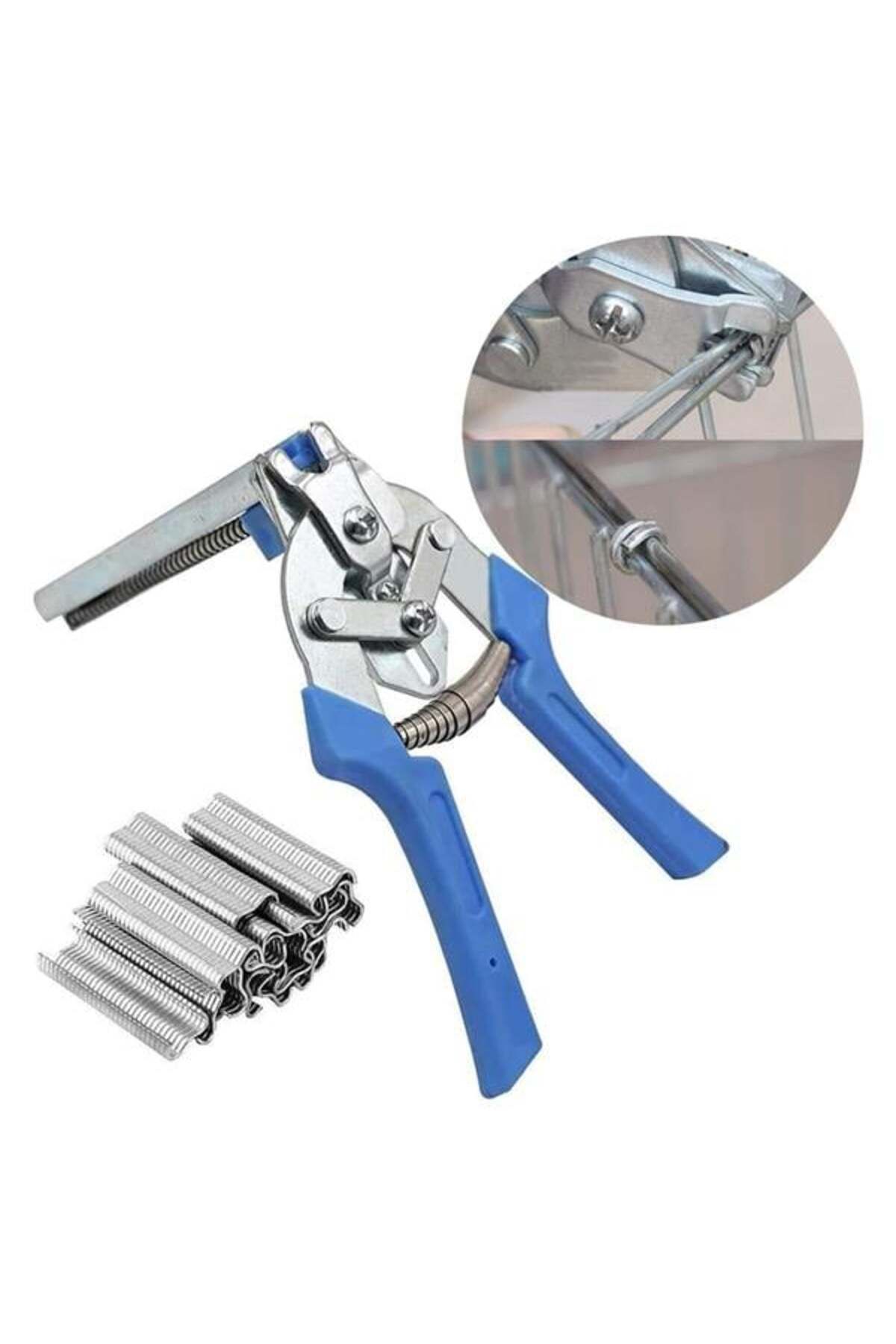 YİĞİTAUTOCLASS Powermaster PM-20535 Bükümlü Halka Pense Klipler Tel Çit Sıkma Aleti