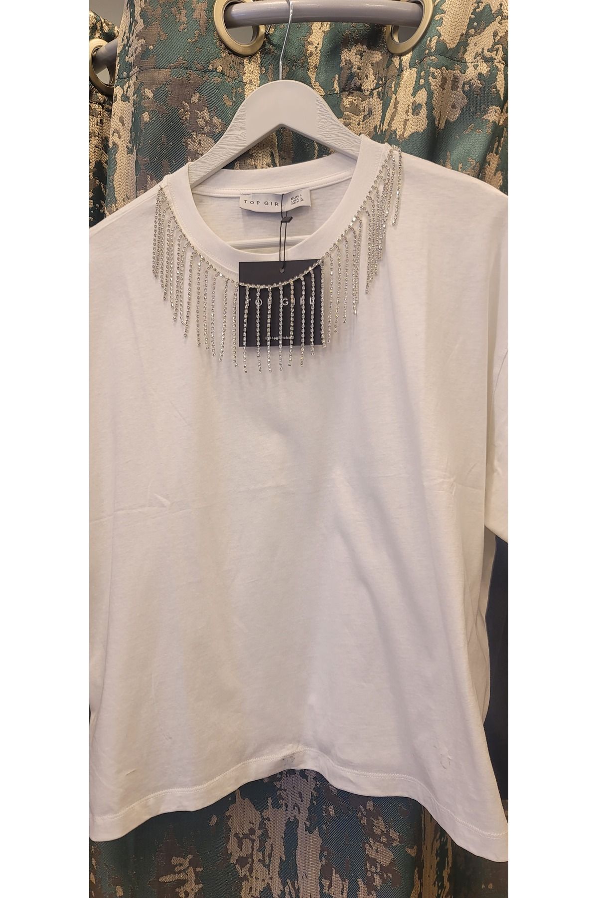 top girl Taşlı t-shirt