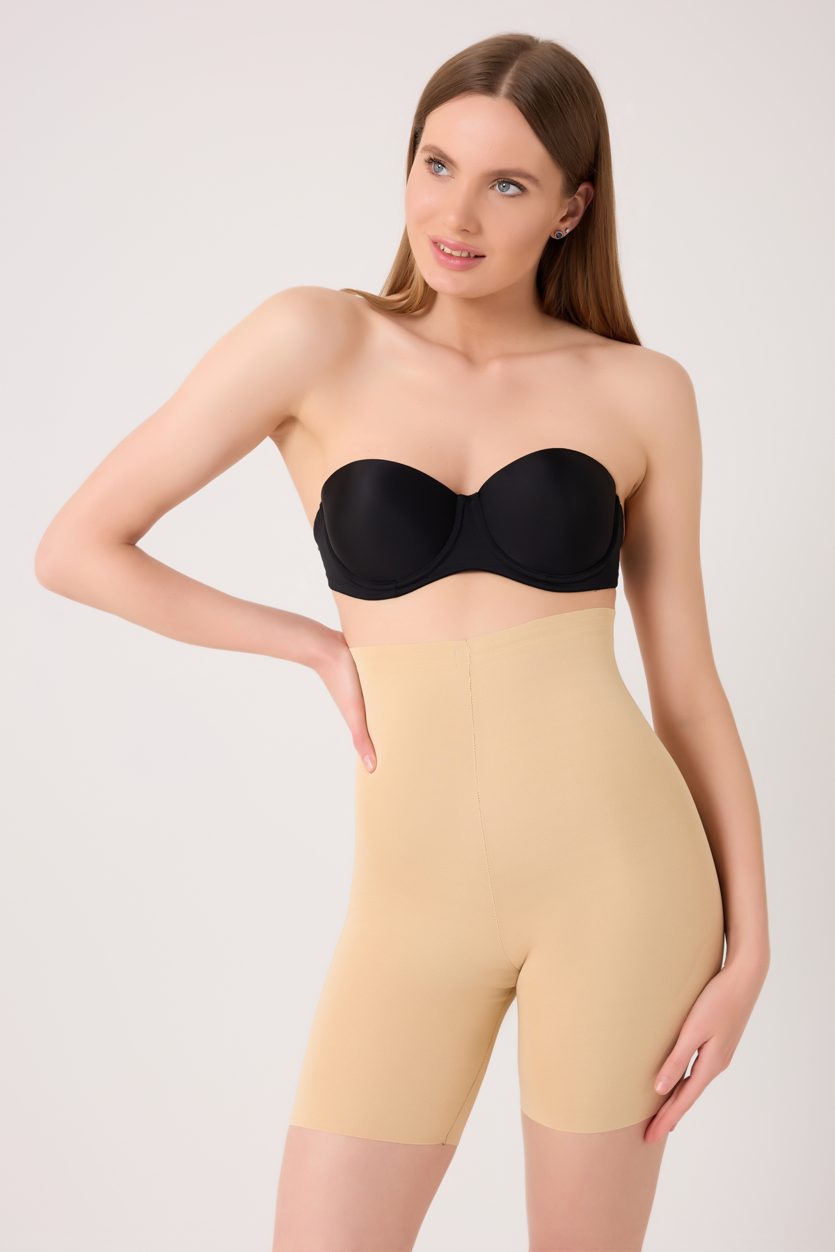 BelFit Lazer Kesim Hayalet Paçalı Şort Korse görsel 2