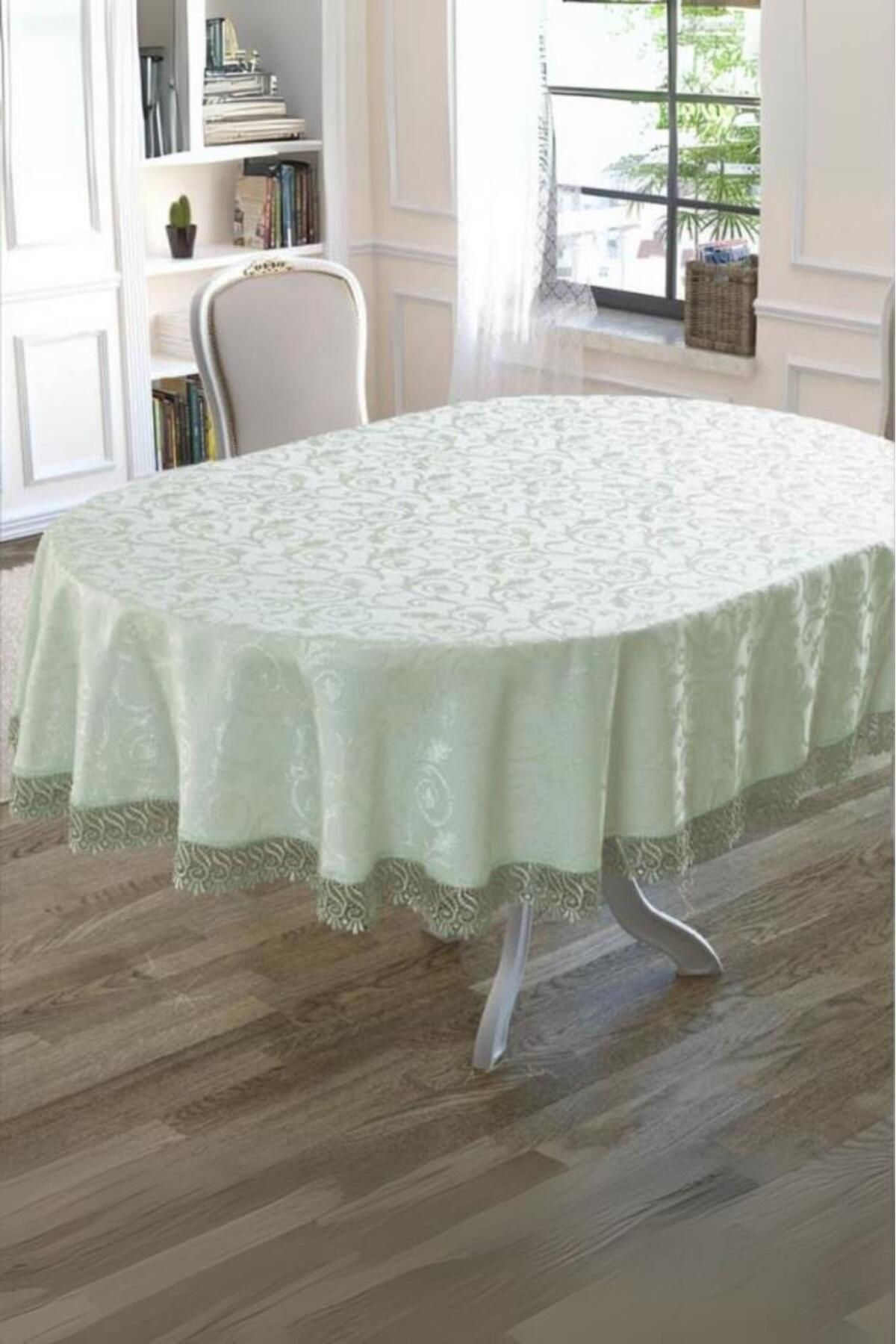 Karna Home Şık Oval Masa Örtüsü