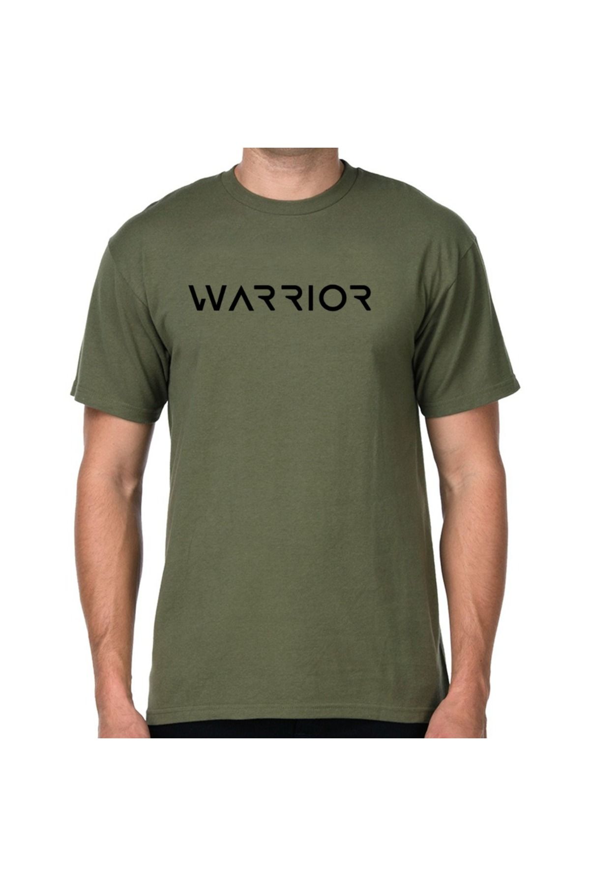 Alfa Giyim Tasarım Warrior Baskılı Tişört