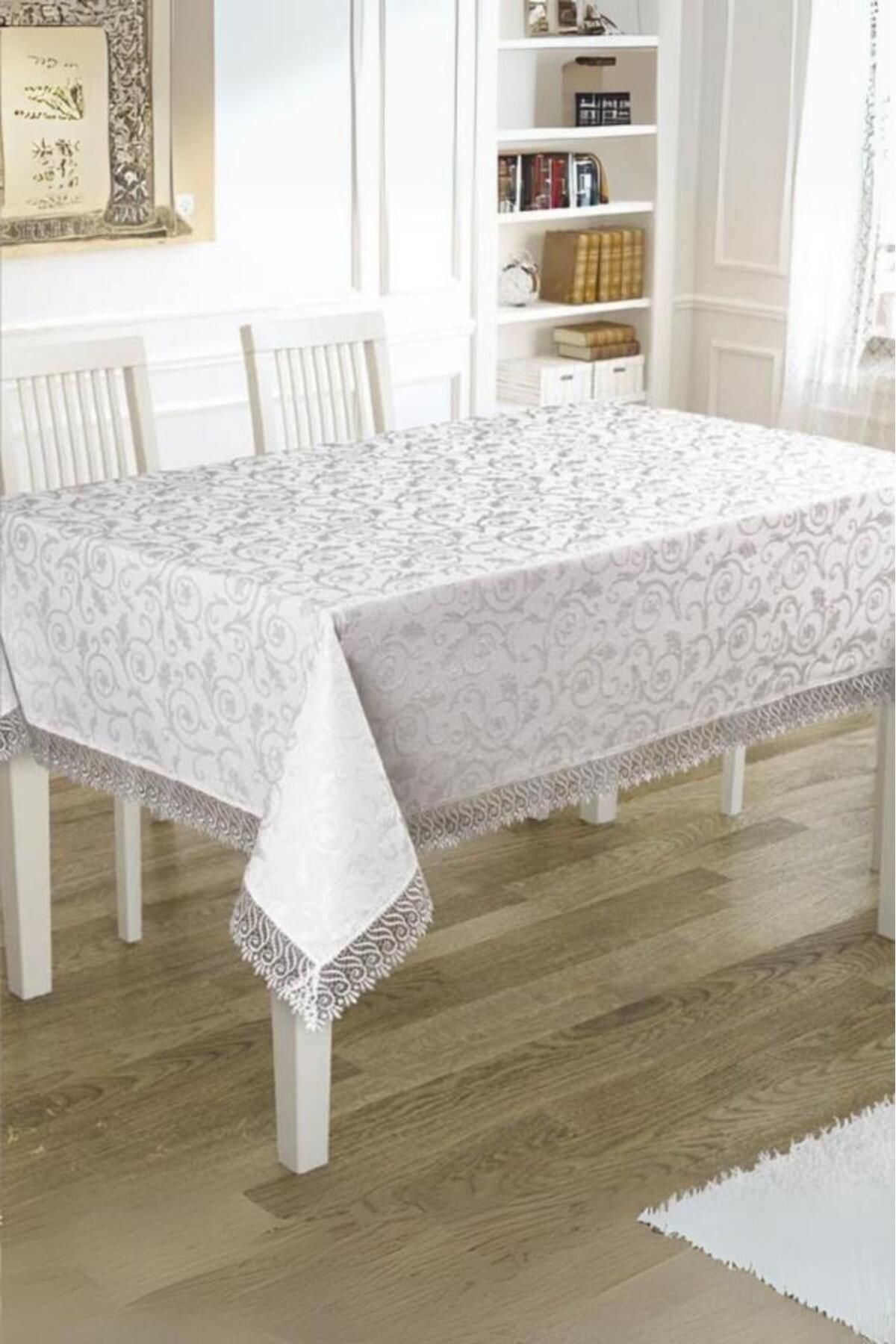Karna Home Dortken Güpürlü Masa Örtüsü