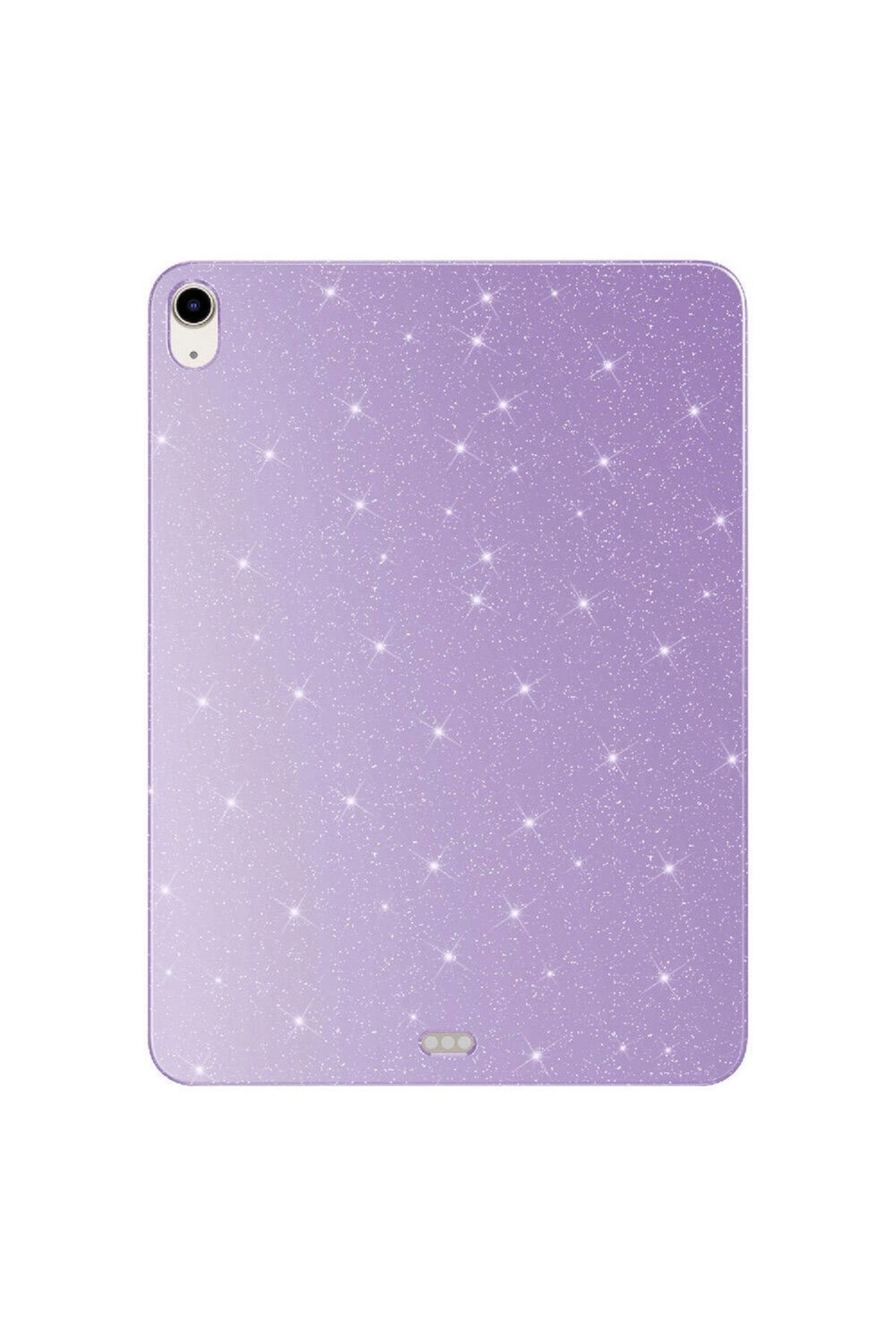 Megafox Teknoloji Apple iPad 10.9 2022 (10.Nesil) Uyumlu Tablet Kılıfı Koton Case Simli Parlak Kapak