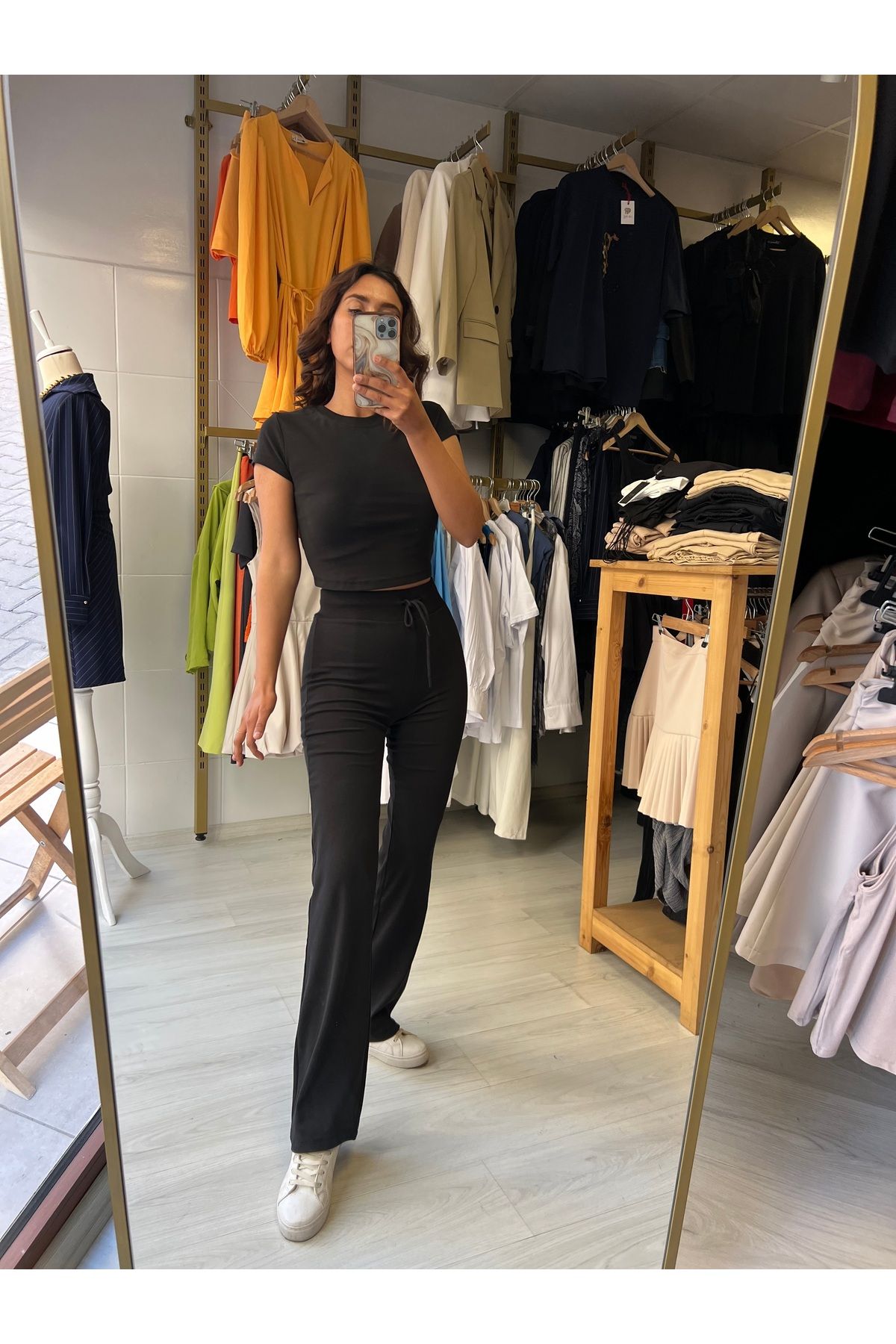 Butik Beli lastikli ikili takım
