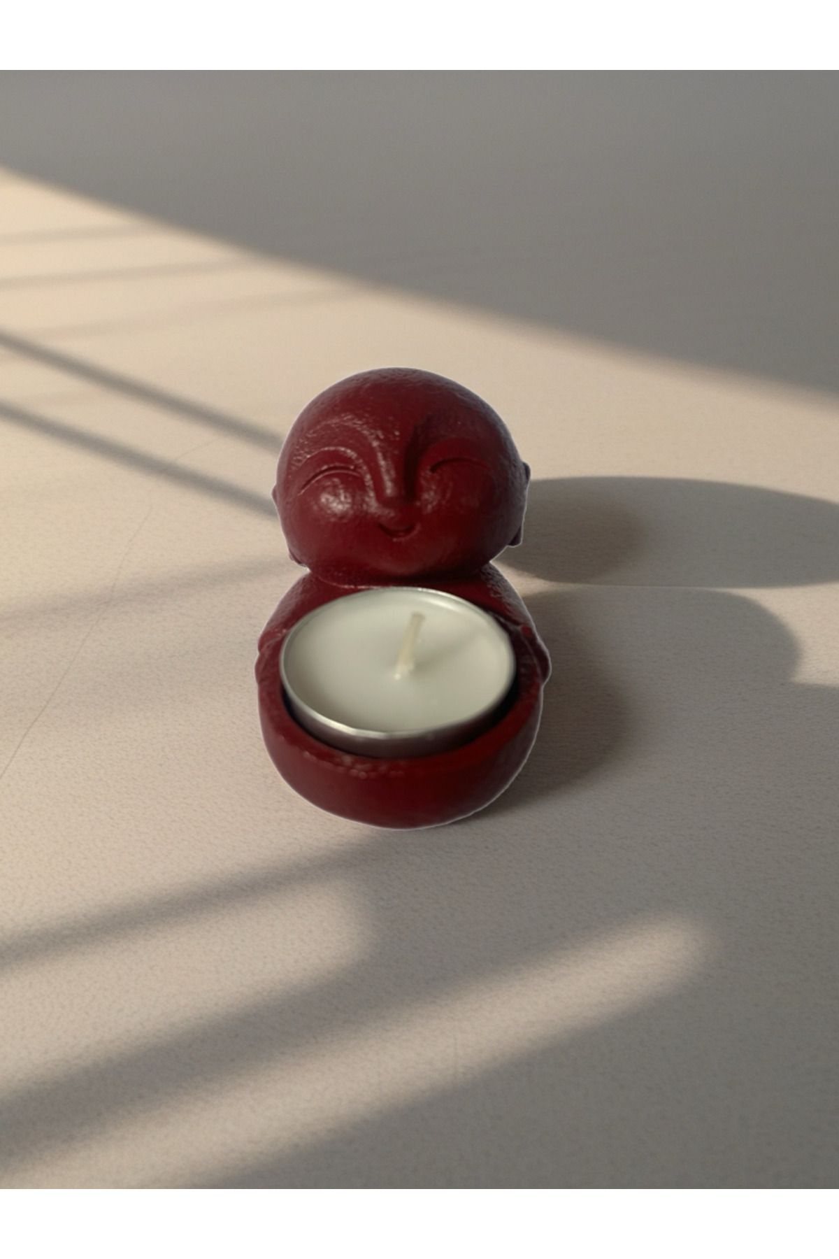 Elithestudio Elithé Studio – Mini Zen Mumluk | Bordo -tealight mum dahildir.