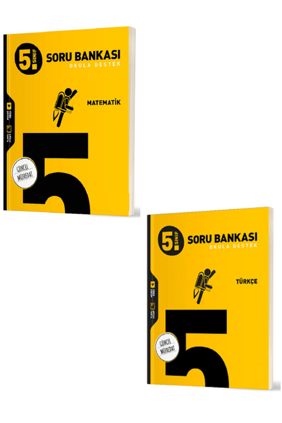 Evrensel İletişim Yayınları 5.Sınıf Hız Yayınları Matematik + Türkçe Soru Bankaları / Güncel Müfredat / 2 KİTAP / YENİ
