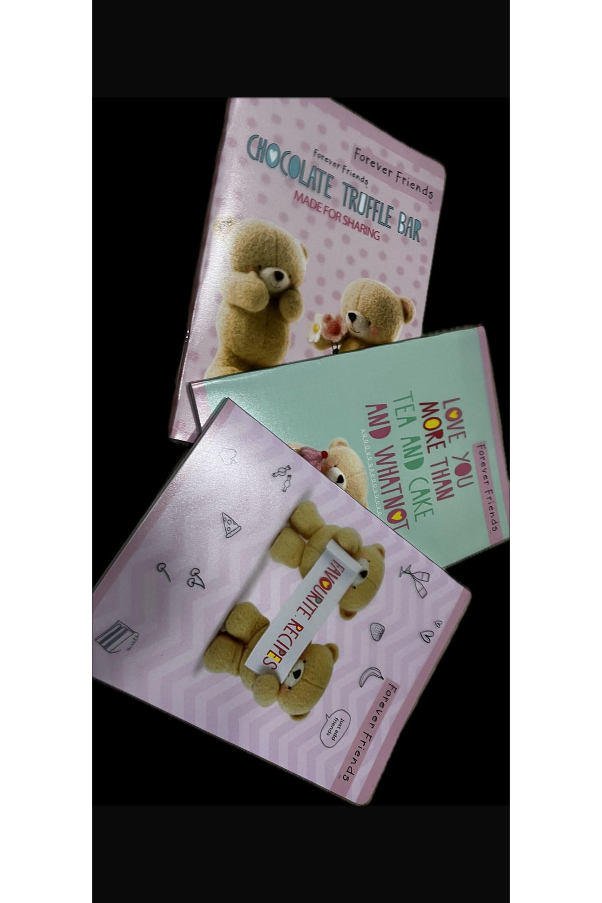 Mynote-Forever Friends A4 60 Sheets Checkered Notebook Set of 3 Notebooks 3