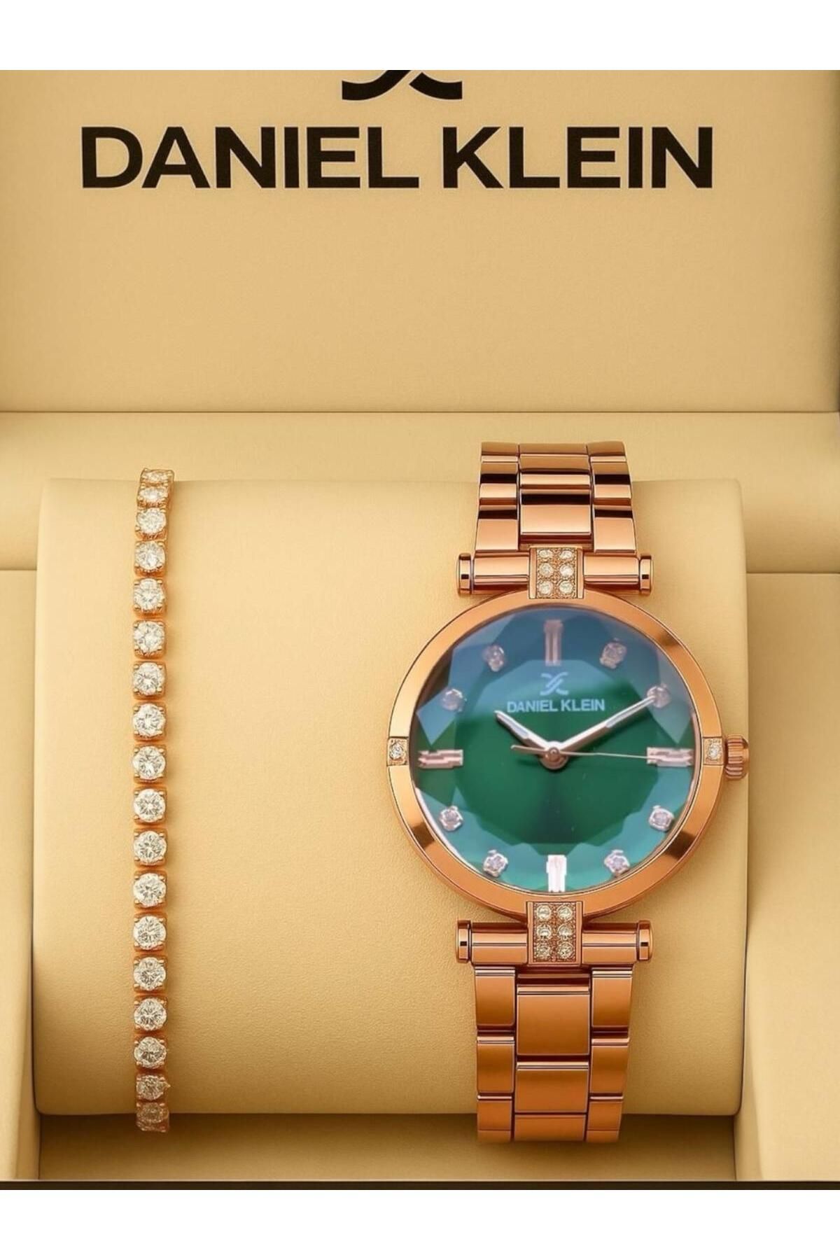 Daniel Klein Kadın Saat – Orijinal – Rose Gold – Su Geçirmez – Garantili – Bileklikli – Hediye Kutulu