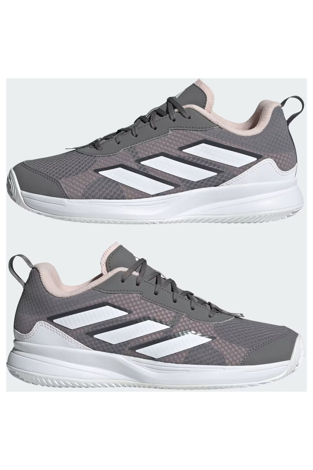 adidas-Tenisky adidas Avaflash Clay, šedé, unisex 8