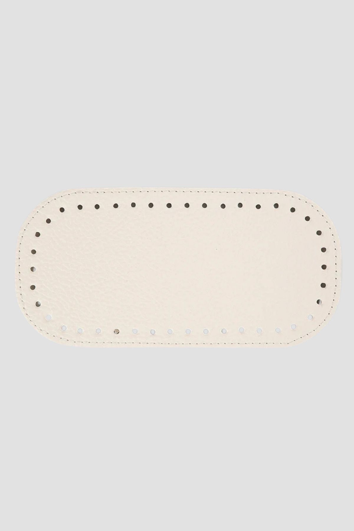 BD fold yarn Çanta Tabanı 20x10 cm Oval Krem