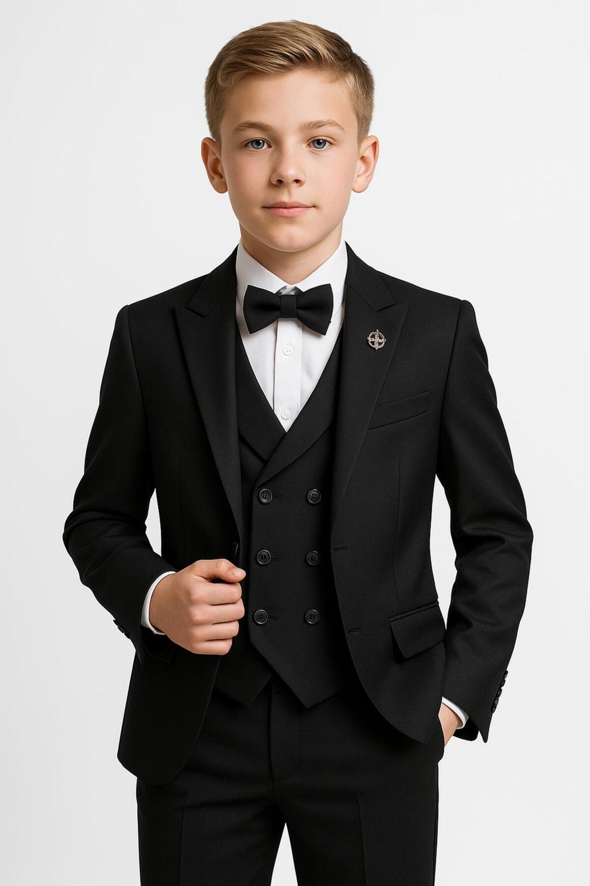  کت و شلوار کلاسیک 5 تکه پسرانه - انتخابی شیک و زیبا برای مناسبت‌های خاص