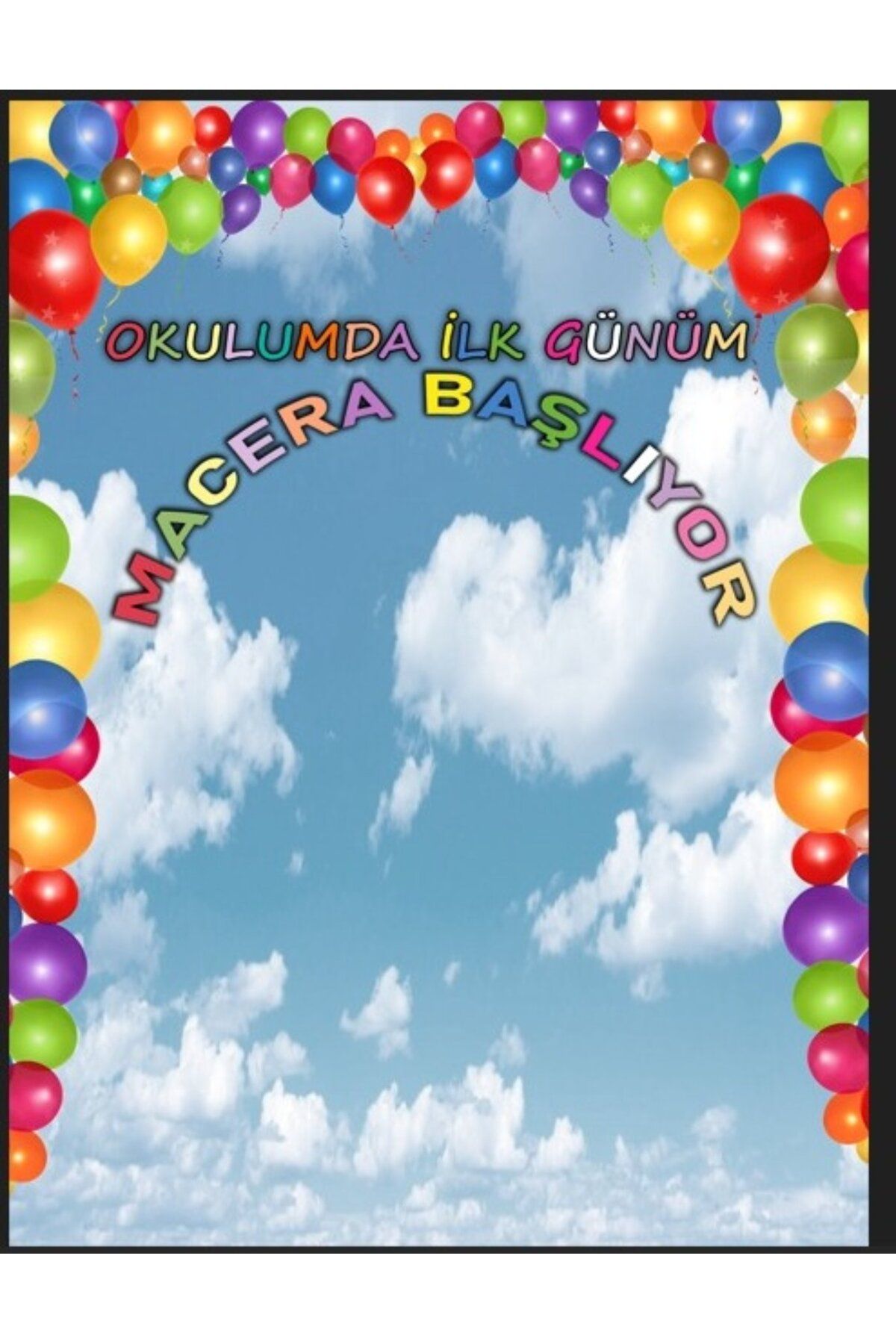 PROMISEBACKDROP2 MACERA BAŞLIYOR 150x200 KUMAŞ PANO OKUL ETKİNLİK