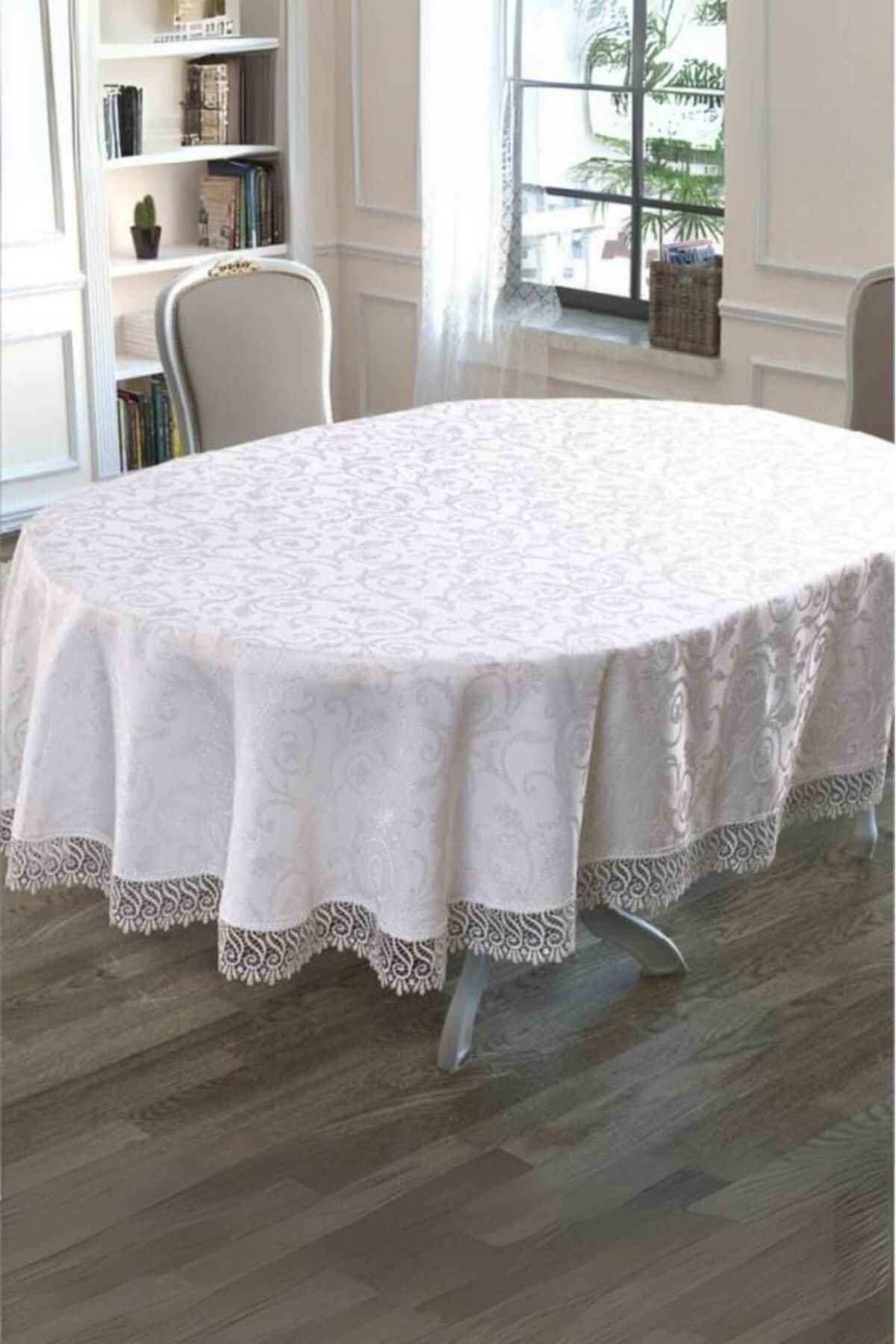 Karna Home Şık Oval Masa Örtüsü
