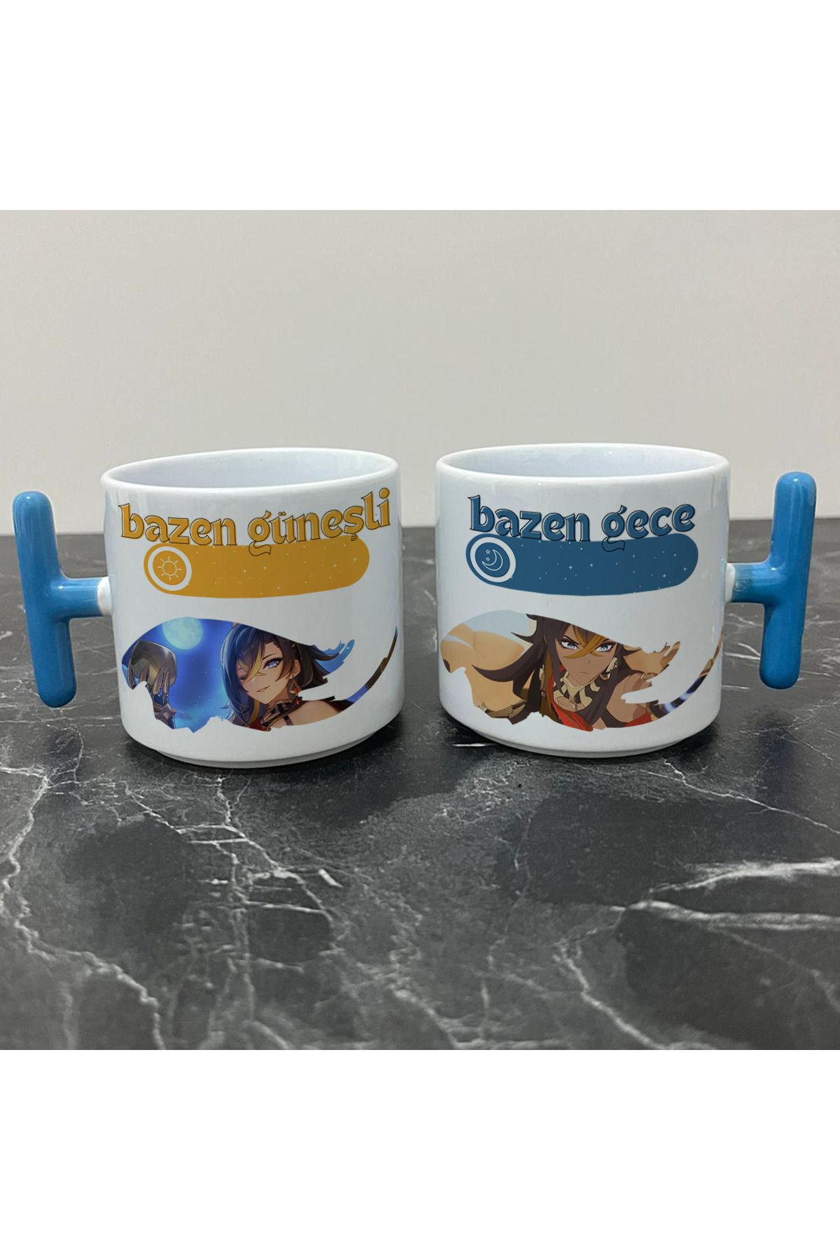 Define Moyas Genshin Impact Dehya Kupa Bardak - Genshin Impact Güneşli Gece Serisi