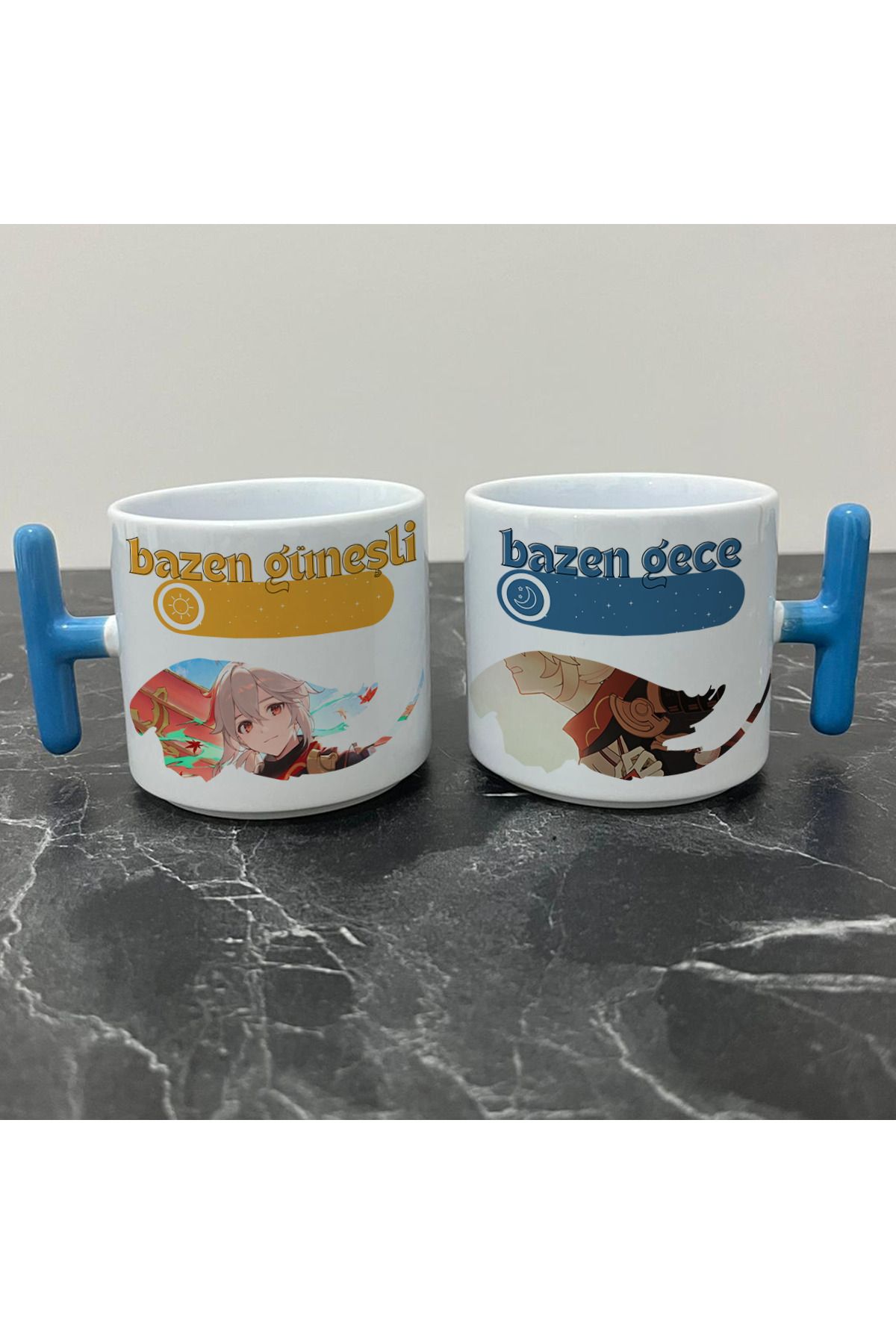 Define Moyas Genshin Impact Kazuha Kupa Bardak - Genshin Impact Güneşli Gece Serisi