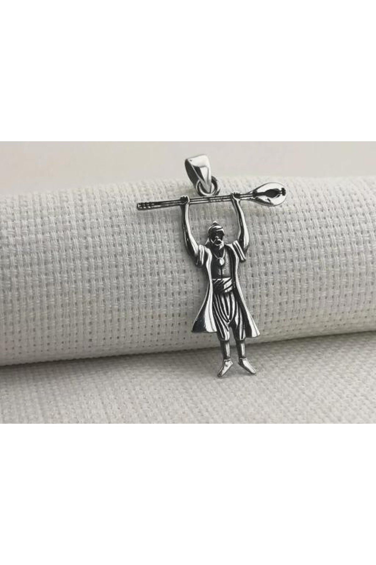 shop Pir Sultan Abdal 925 Ayar Gümüş Erkek Kolye Ucu