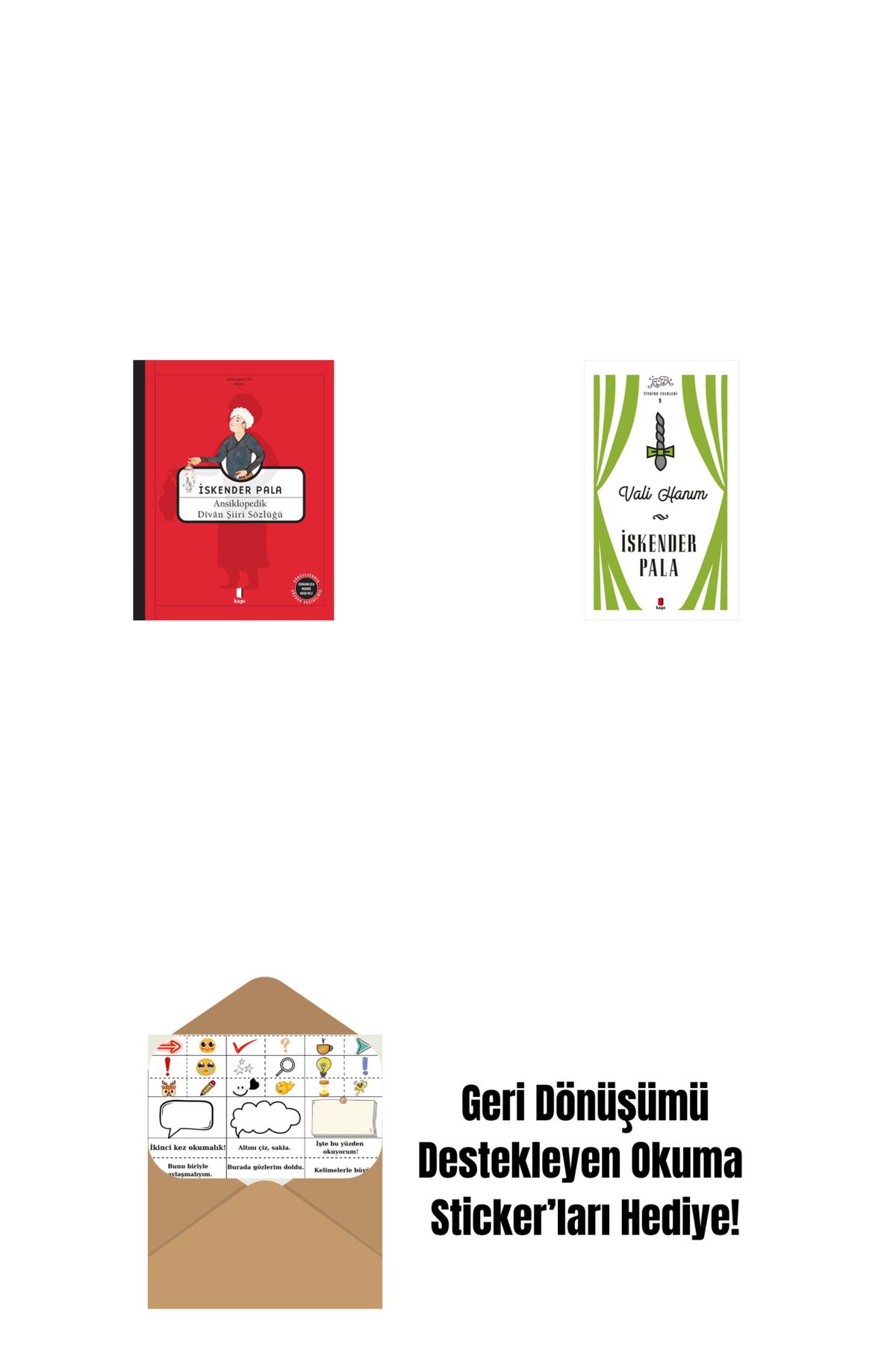 Alfa Yayınları Ansikolopedik Divân Şiiri Sözlüğü (Ciltli) + Vali Hanım (Ciltli) + Okuma Sticker'ları