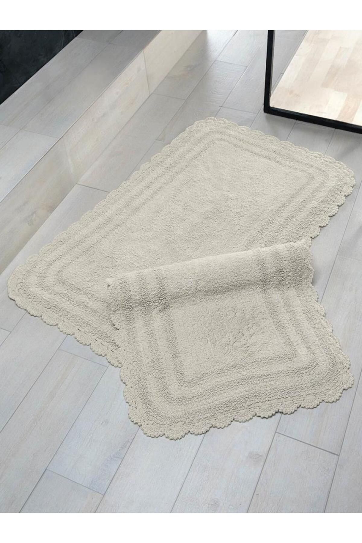 Karna Home Alya Banyo Paspası Seti – İkili Takım, Uyumlu Renk Kombinasyonu