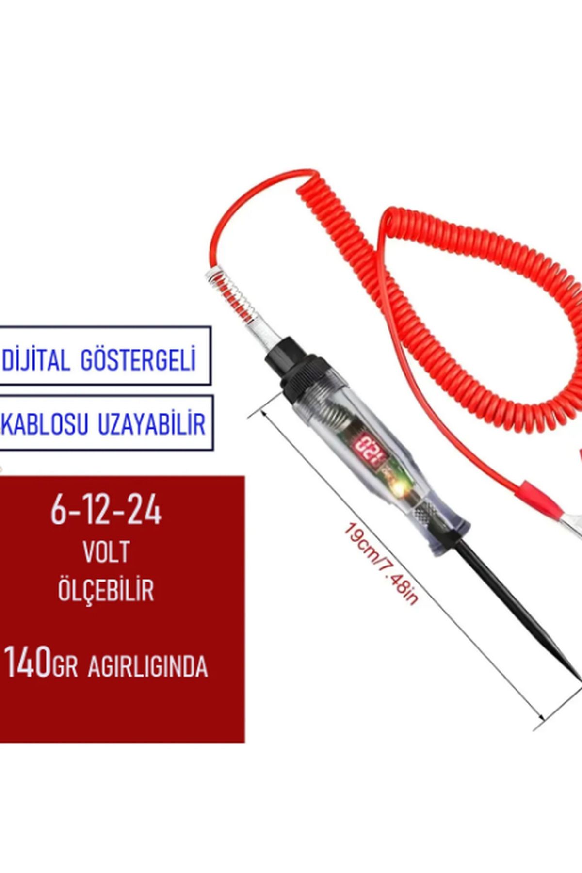 iq elektronik-Auto Control Pen Digital Current Display Control Pen (Max 120 Volt) 1