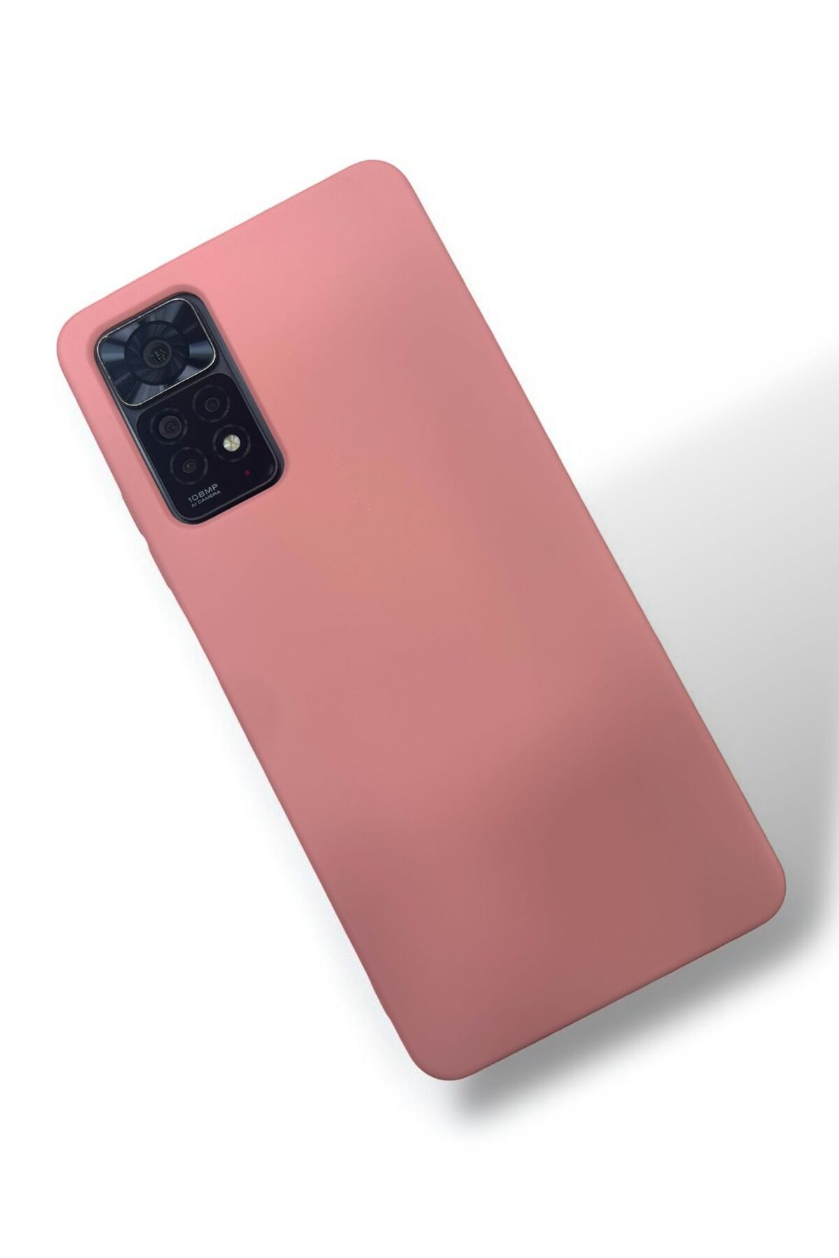 Merwish Xiaomi Redmi Note11 Pro Uyumlu Içi Kadife Soft Lansman Silikon Kılıf Kapak Pembe