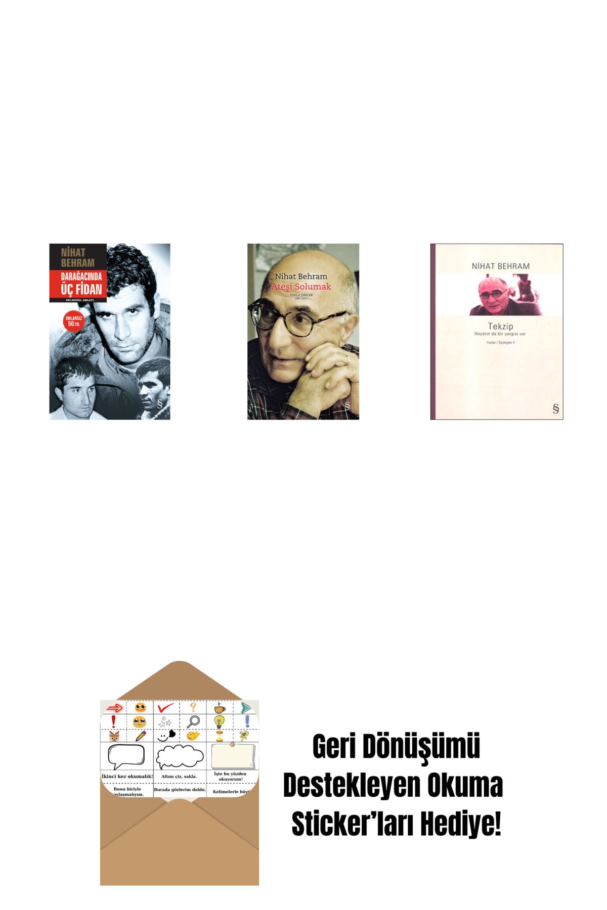 Alfa Yayınları Darağacında Üç Fidan (Ciltli) + Ateşi Solumak (Ciltli) + Tekzip + Okuma Sticker'ları