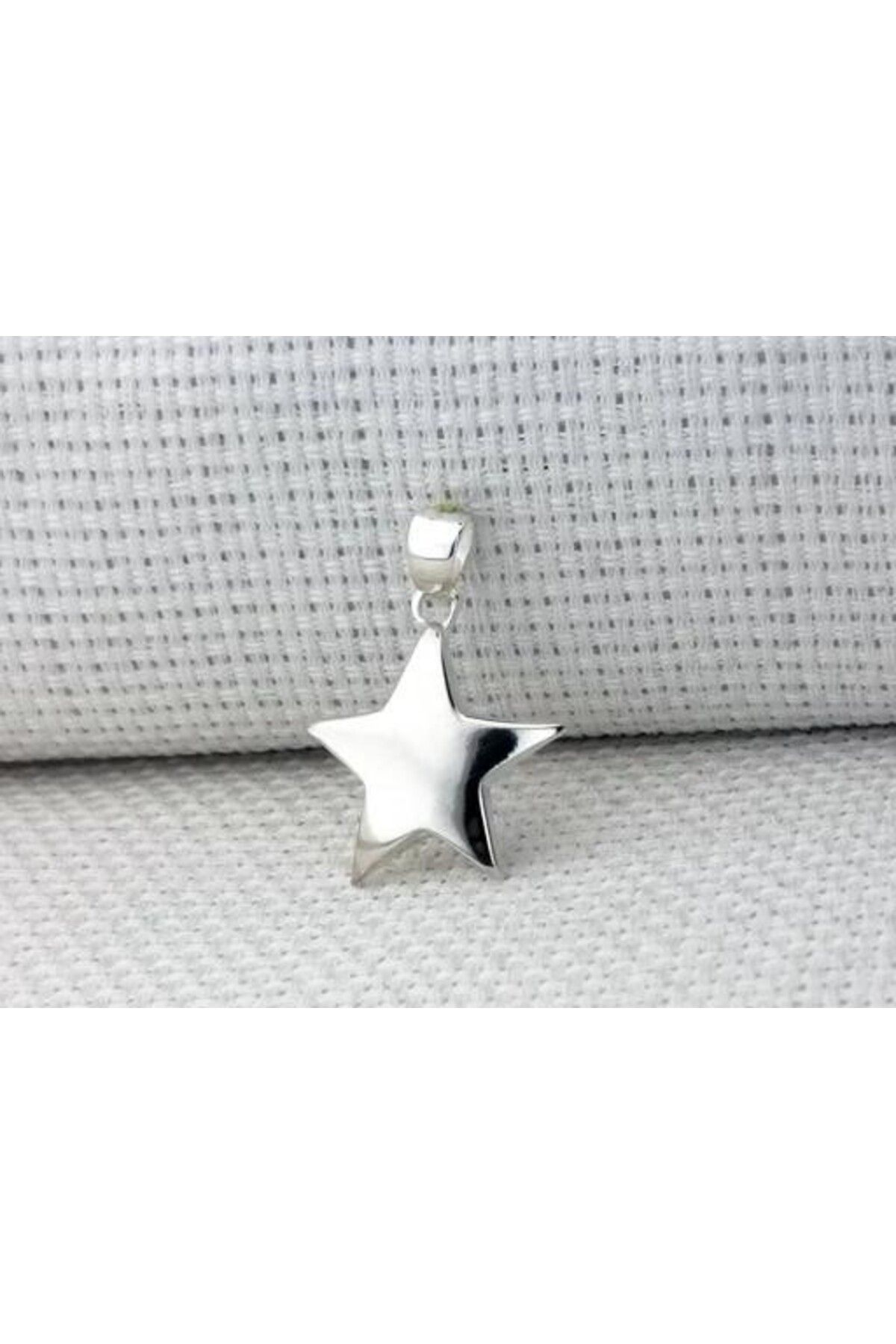 shop Parlak Yıldız Tasarımı 925 Ayar Gümüş Erkek Kolye Ucu