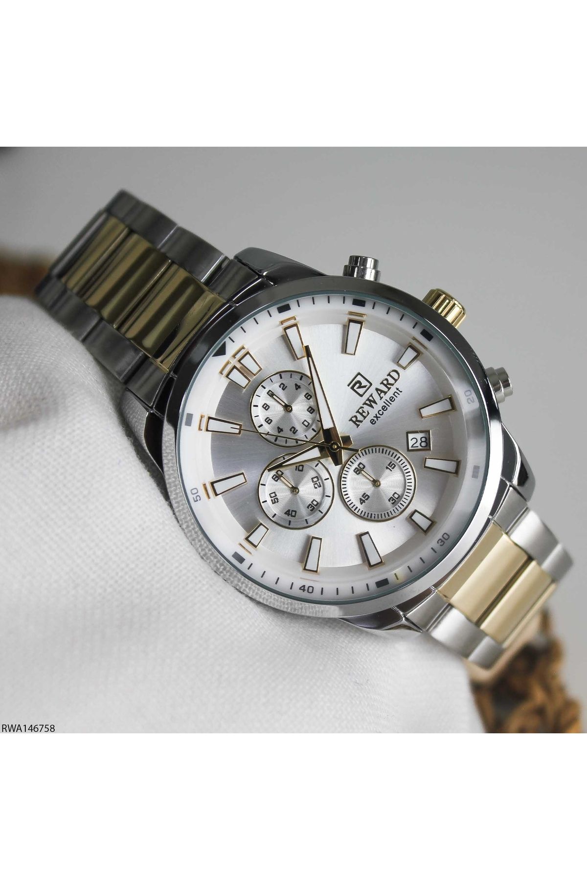 Reward-Rwa146758 Men's Wrist Watch with Steel Band 4