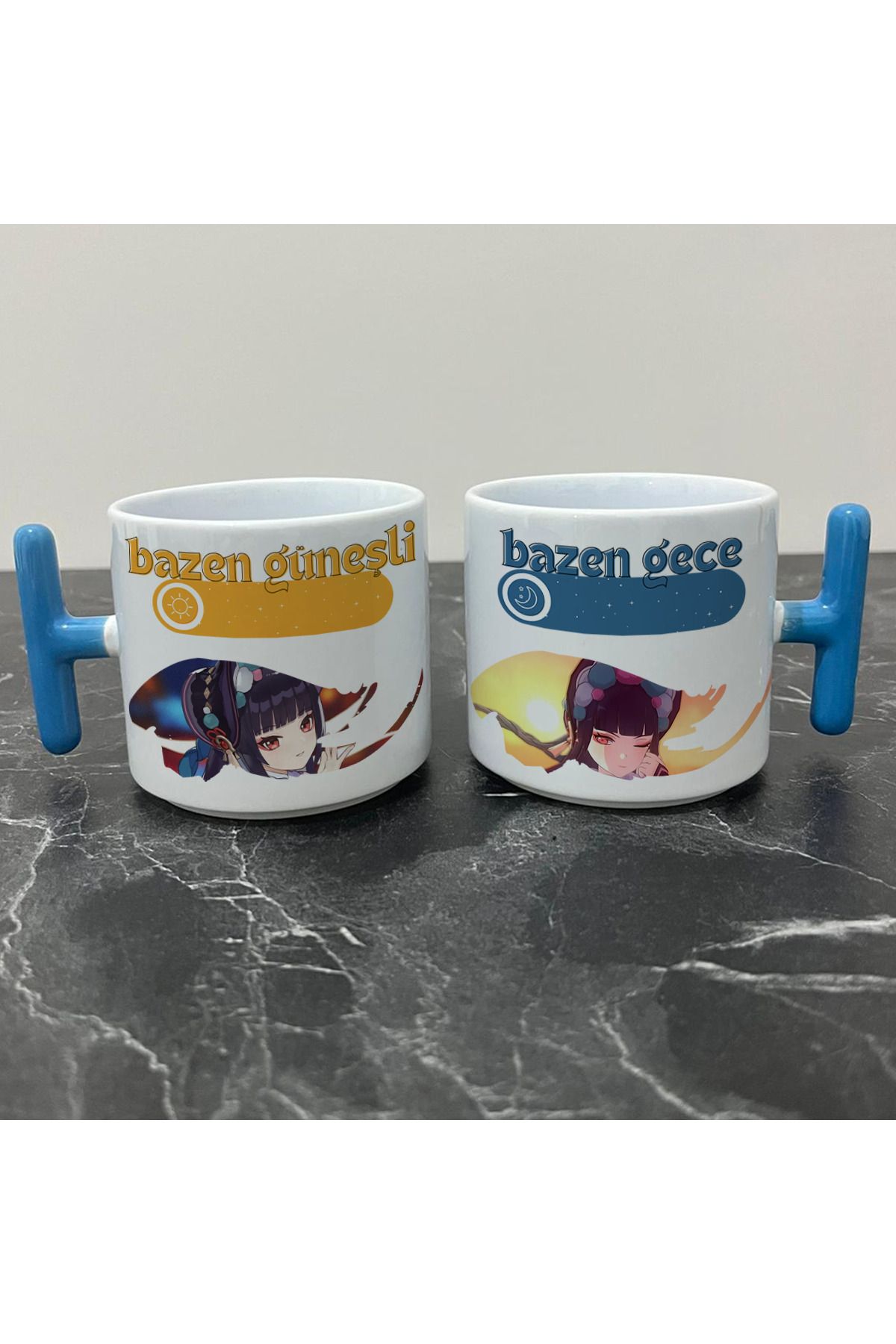 Define Moyas Genshin Impact Yun Jin Kupa Bardak - Genshin Impact Güneşli Gece Serisi